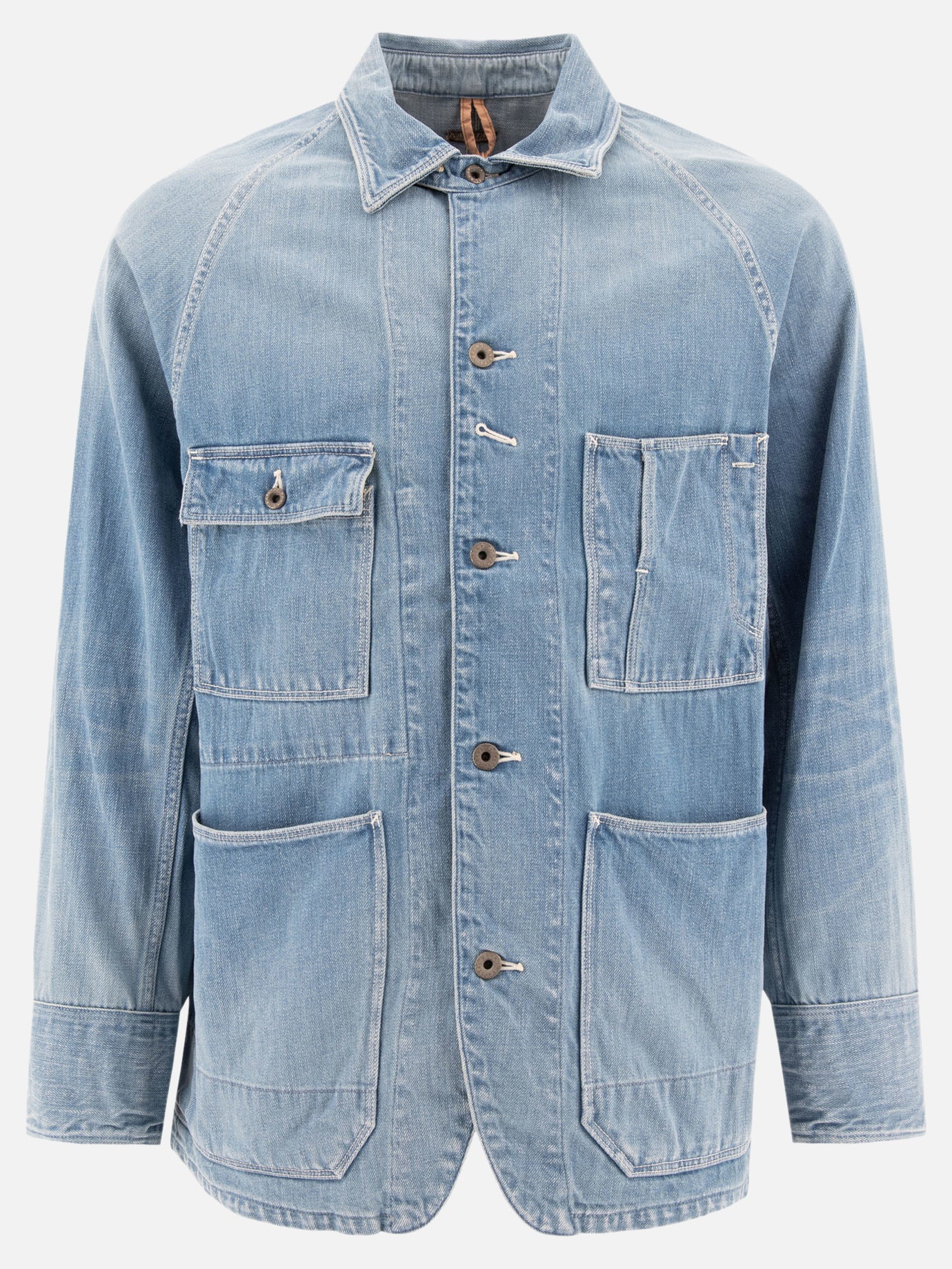 Denim jackets Solid colour  Light blue - KAPITAL Men | PDP | VIETTI Online Store | thumbnail