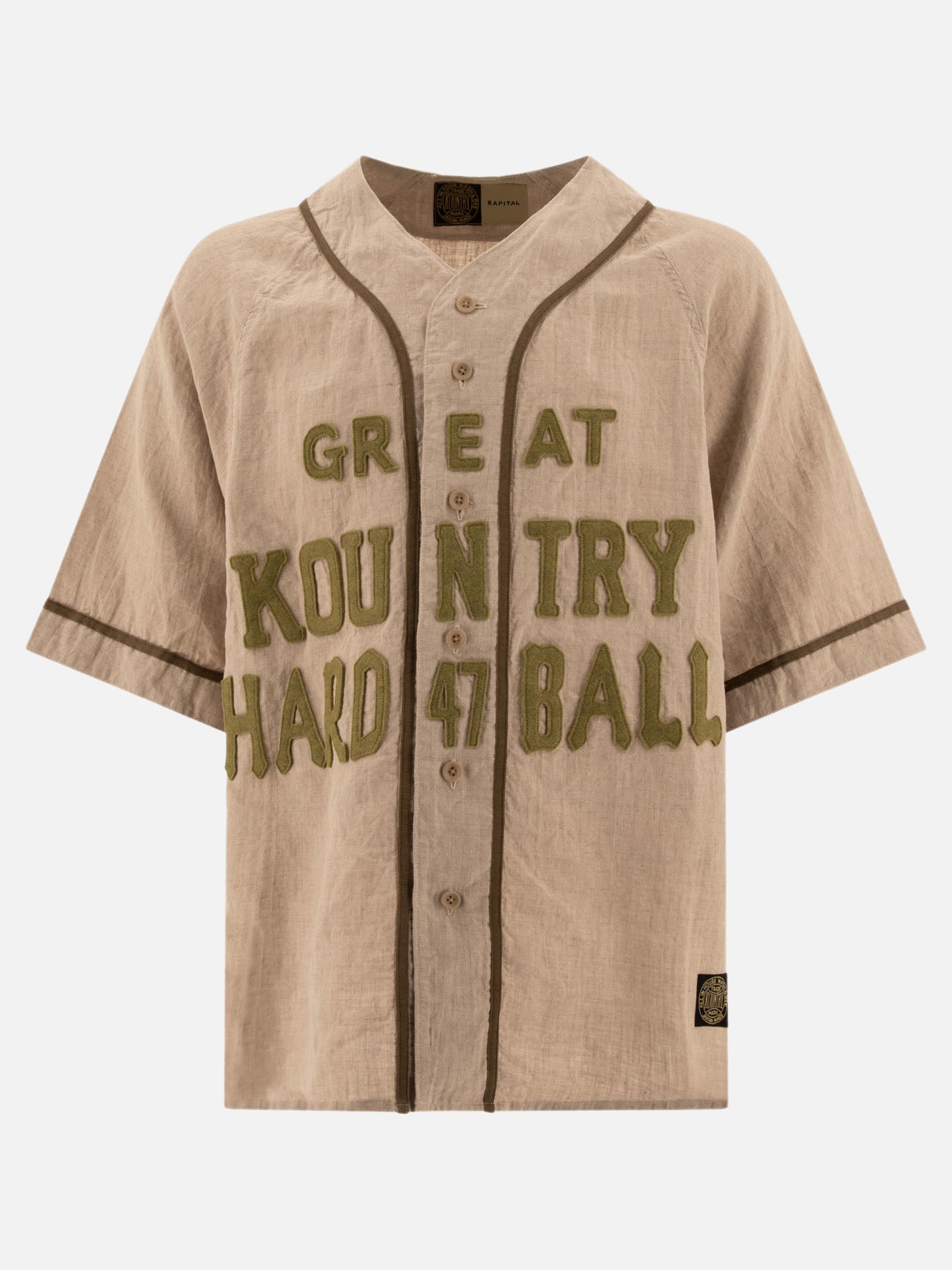 KAPITAL "Great Kountry" shirt Beige