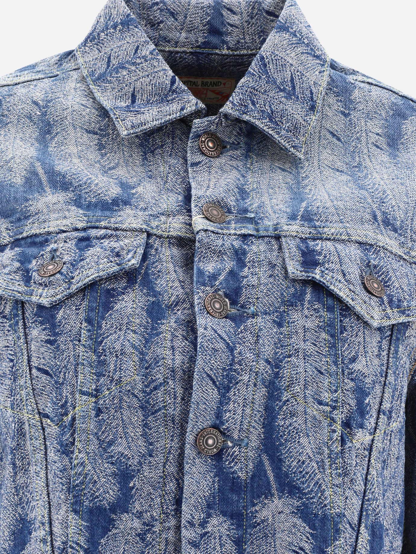 Denim jackets Print  Light blue - KAPITAL Women | PDP | VIETTI Online Store | thumbnail_3