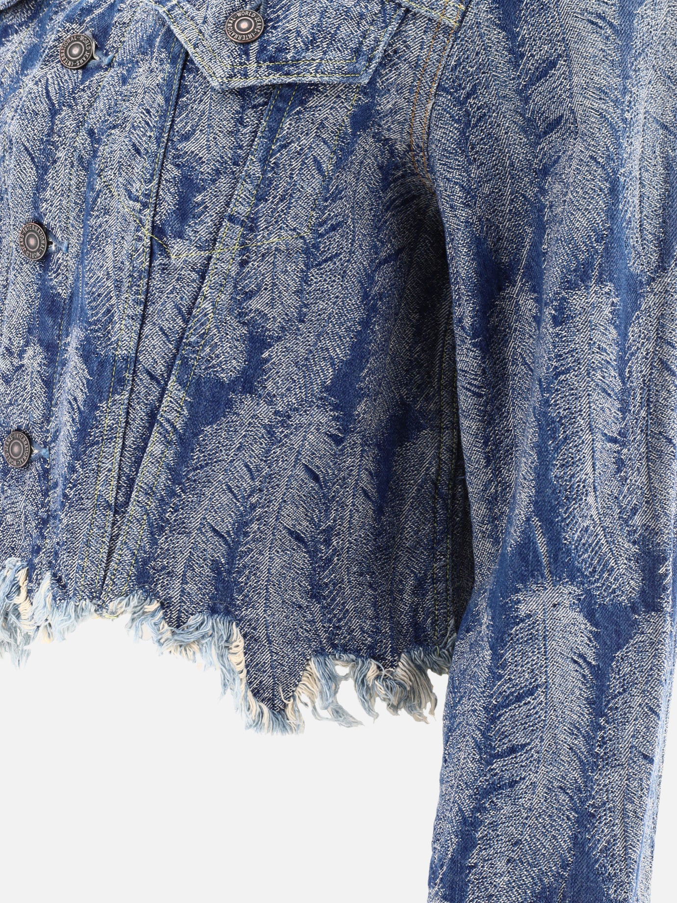 Denim jackets Print  Light blue - KAPITAL Women | PDP | VIETTI Online Store | Zoom-Modal_4
