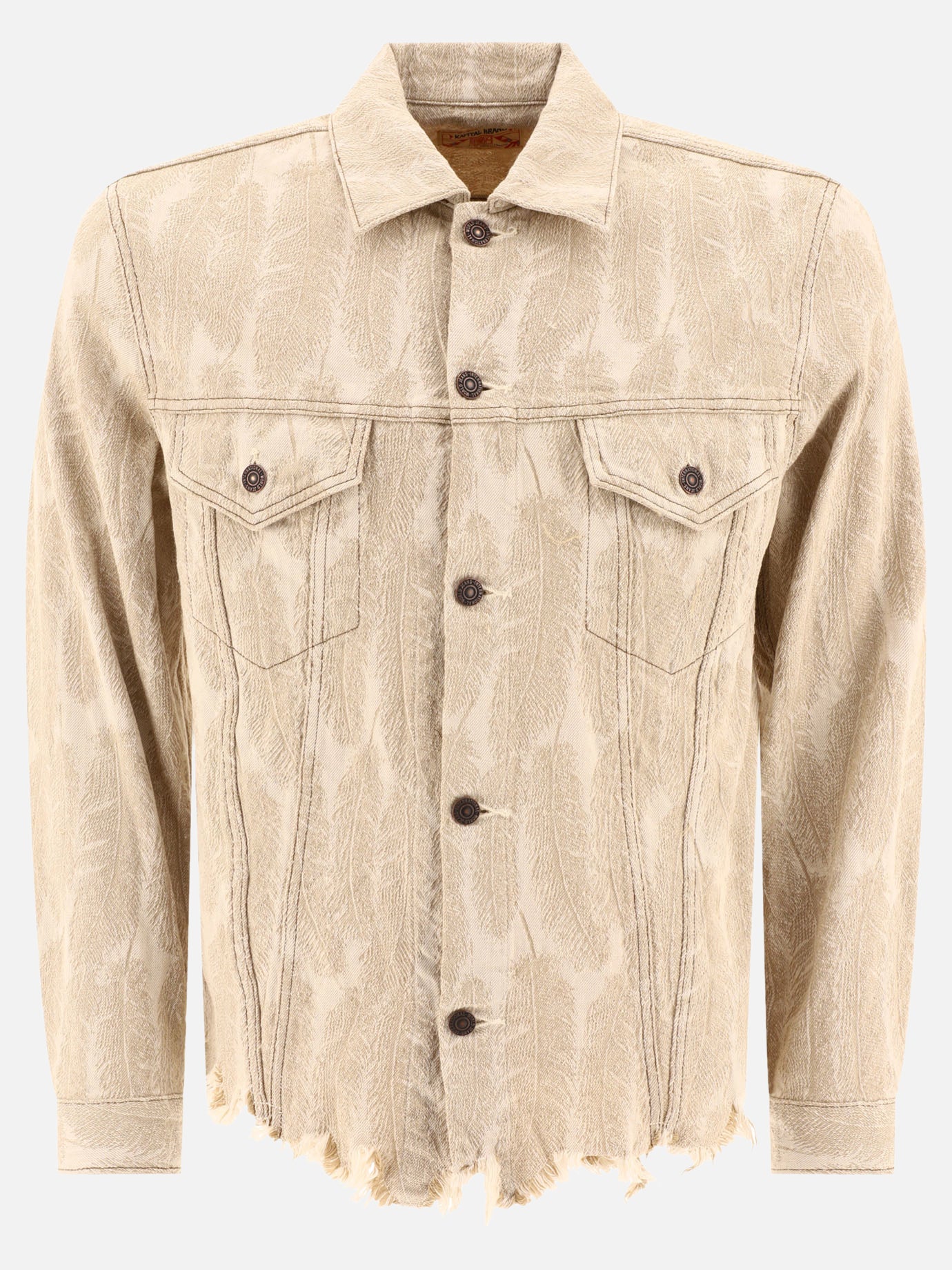 Denim jackets Print  Beige - KAPITAL Men | PDP | VIETTI Online Store | thumbnail