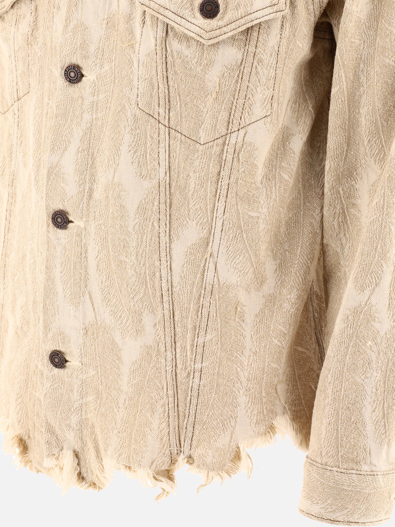 Denim jackets Print  Beige - KAPITAL Men | PDP | VIETTI Online Store | thumbnail_4