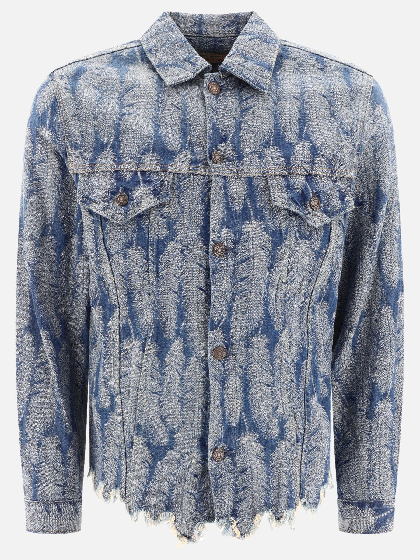 Denim jackets Print  Light blue - KAPITAL Men | PDP | VIETTI Online Store | Zoom-Modal
