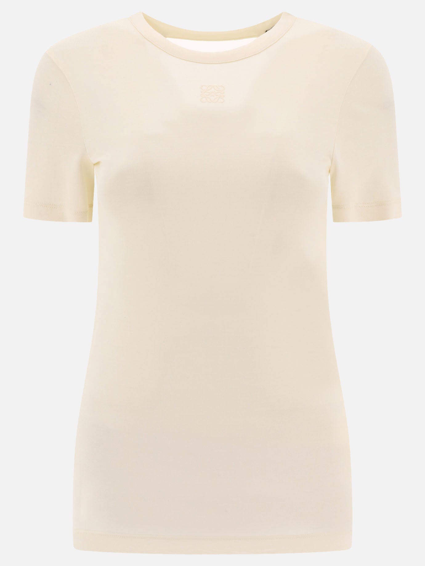 Crewneck t-shirts Solid colour  White - Loewe Women | PDP | VIETTI Online Store | thumbnail