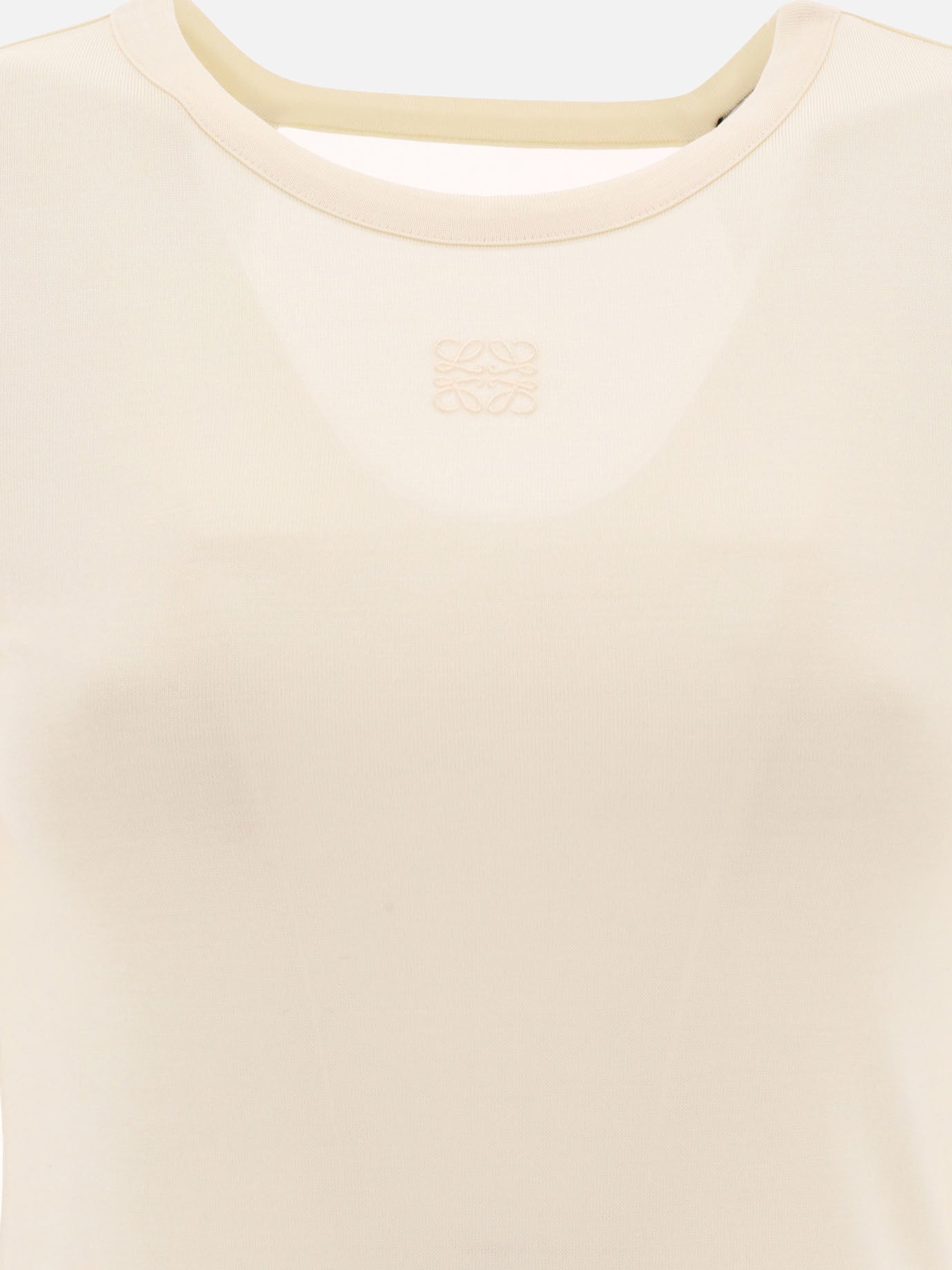 Crewneck t-shirts Solid colour  White - Loewe Women | PDP | VIETTI Online Store | thumbnail_3