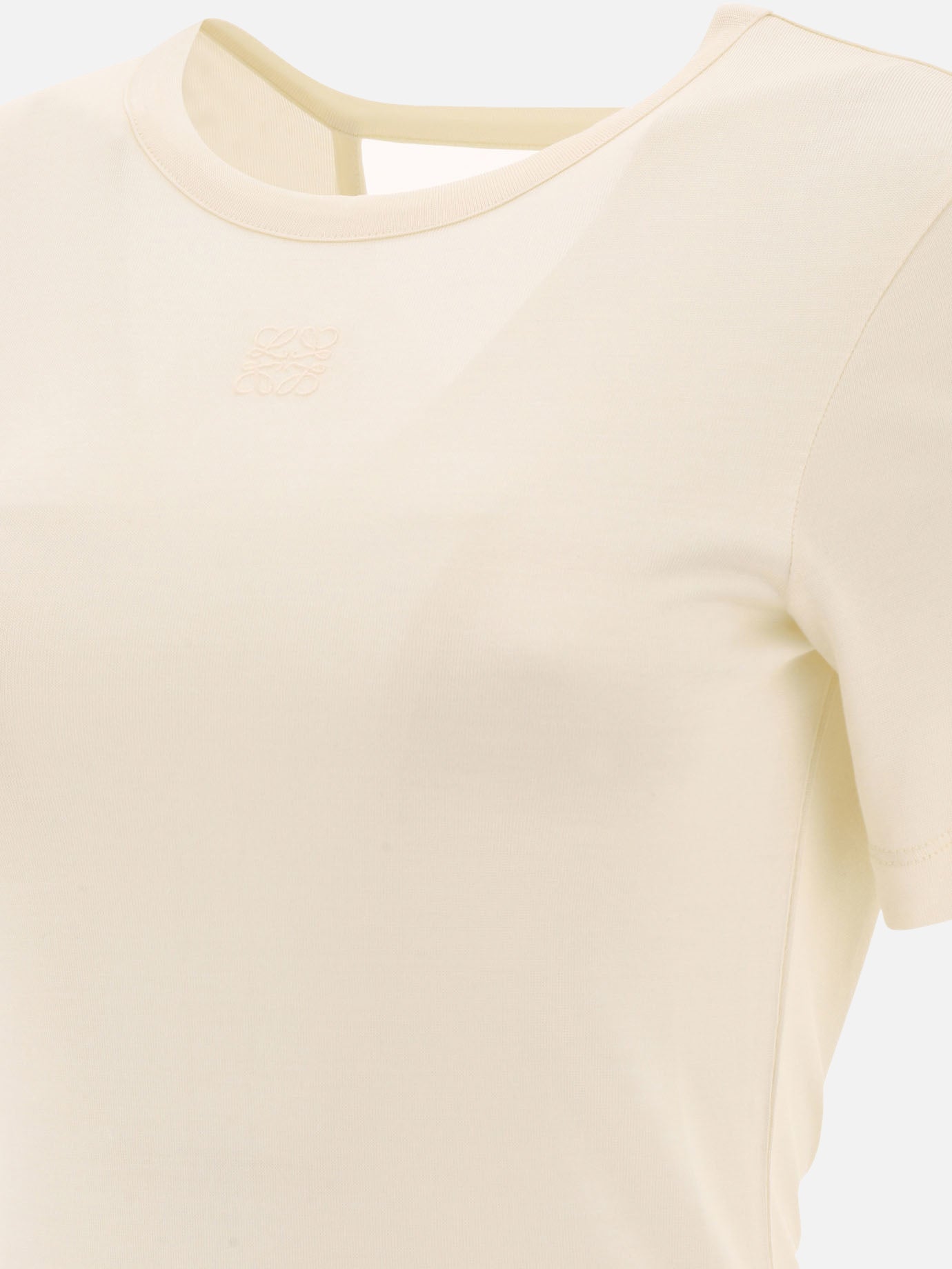 Crewneck t-shirts Solid colour  White - Loewe Women | PDP | VIETTI Online Store | Zoom-Modal_4
