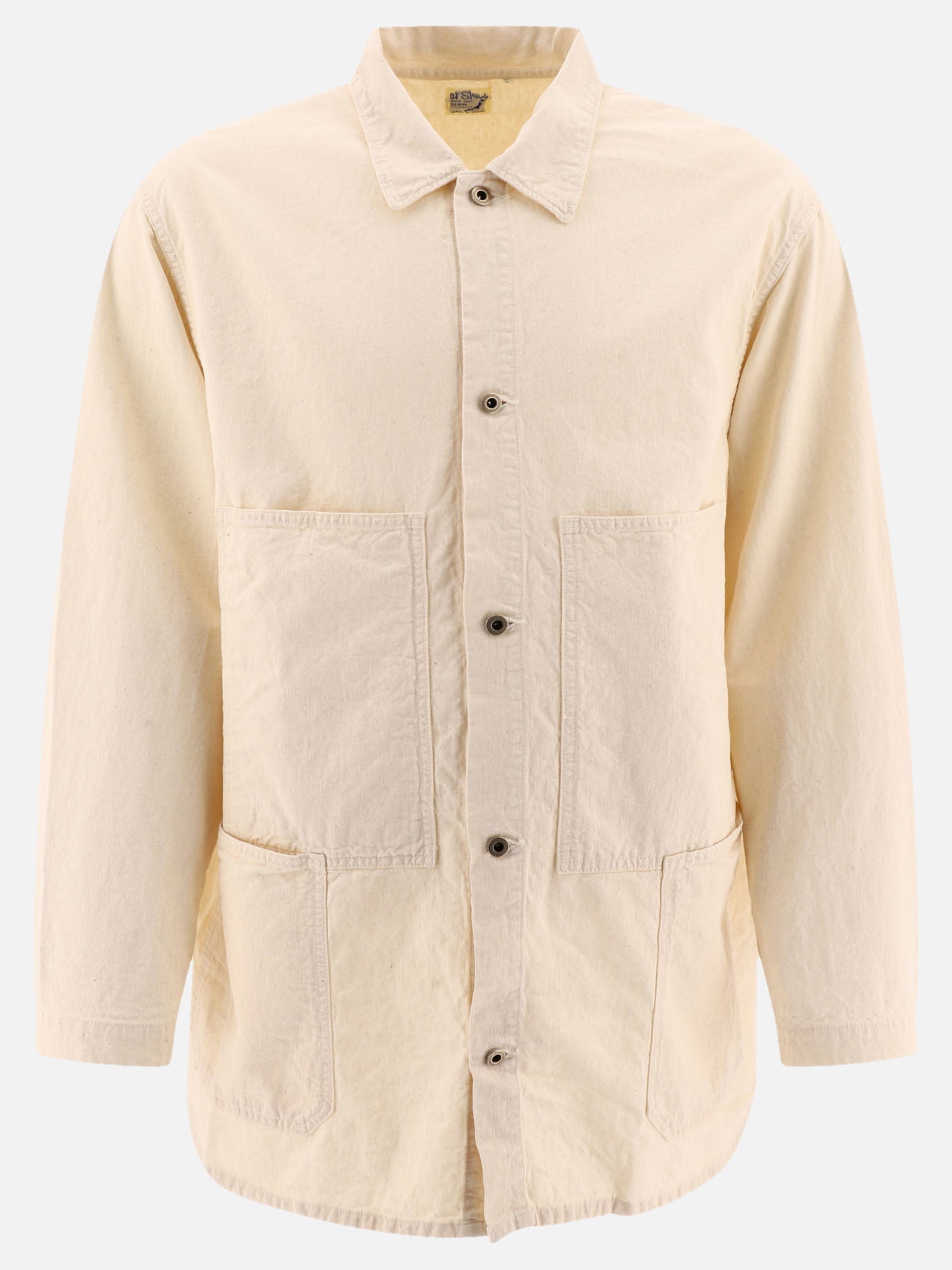 Overshirt jackets Solid colour  Beige - OrSlow Men | PDP | VIETTI Online Store | thumbnail