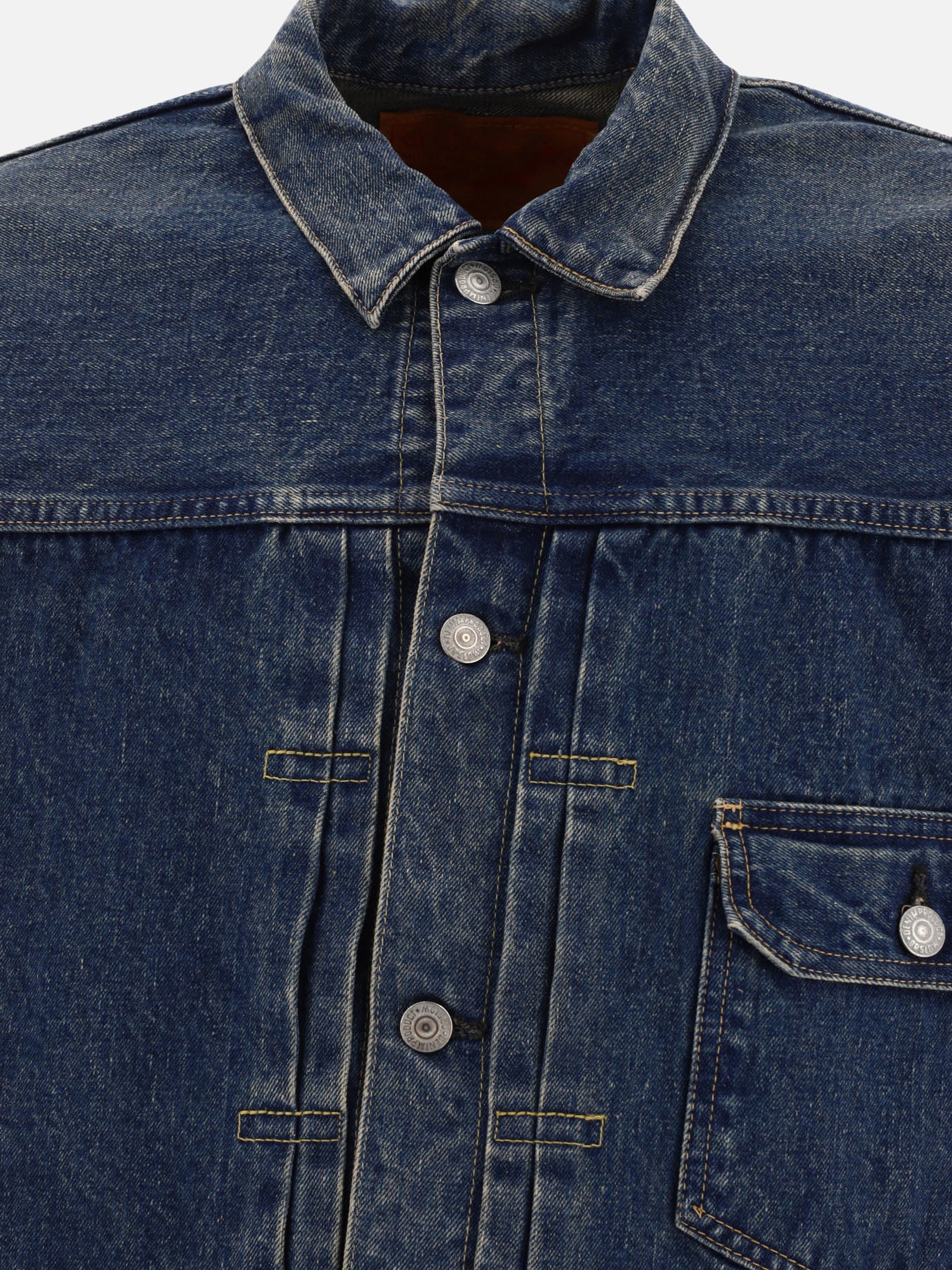 Denim jackets Solid colour  Blue - OrSlow Men | PDP | VIETTI Online Store | Zoom-Modal_3
