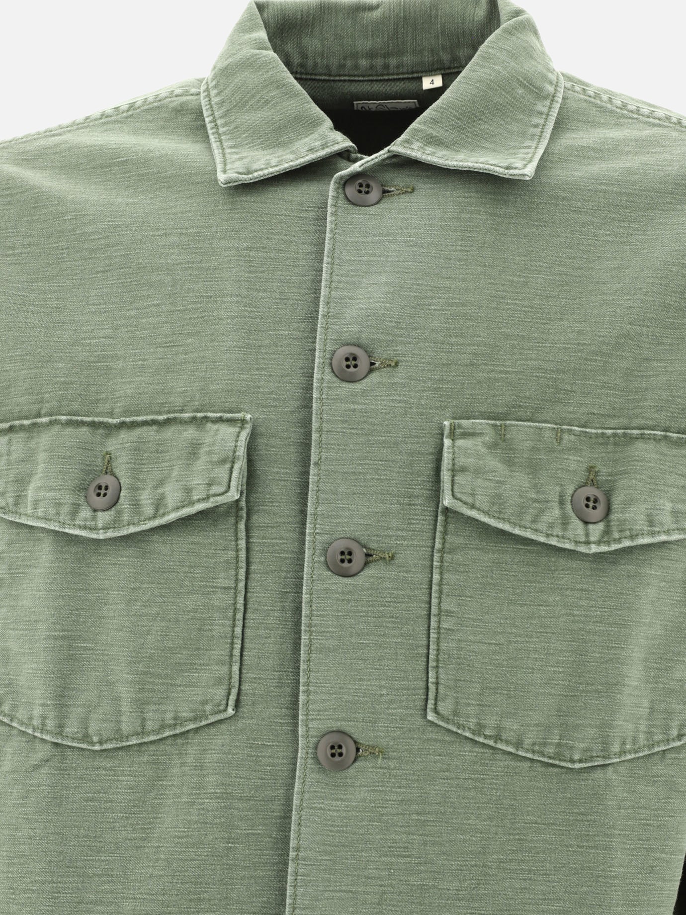 Overshirt jackets Solid colour  Green - OrSlow Men | PDP | VIETTI Online Store | thumbnail_3