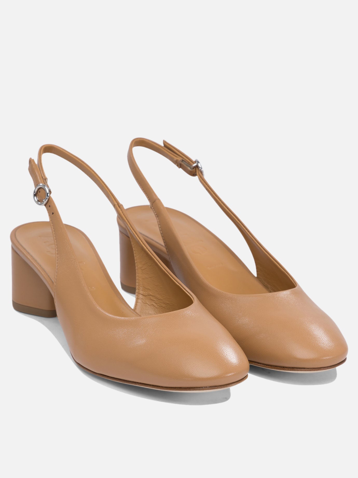Slingbacks 100% nappa leather - 100% cow leather  Beige - Aeyde Women | PDP | VIETTI Online Store | thumbnail_2