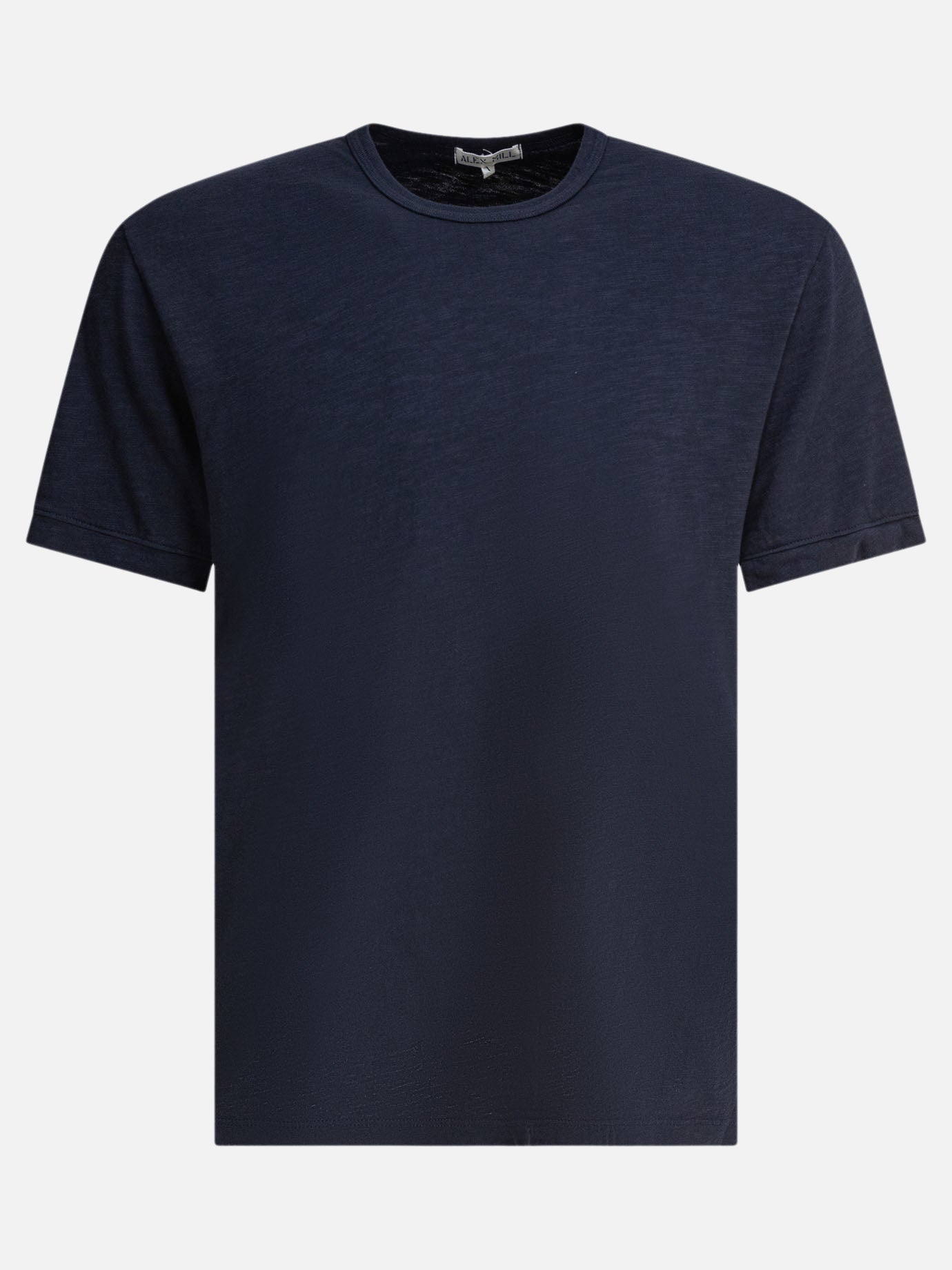 Crewneck t-shirts Solid colour  Blue - Alex Mill Men | PDP | VIETTI Online Store | thumbnail