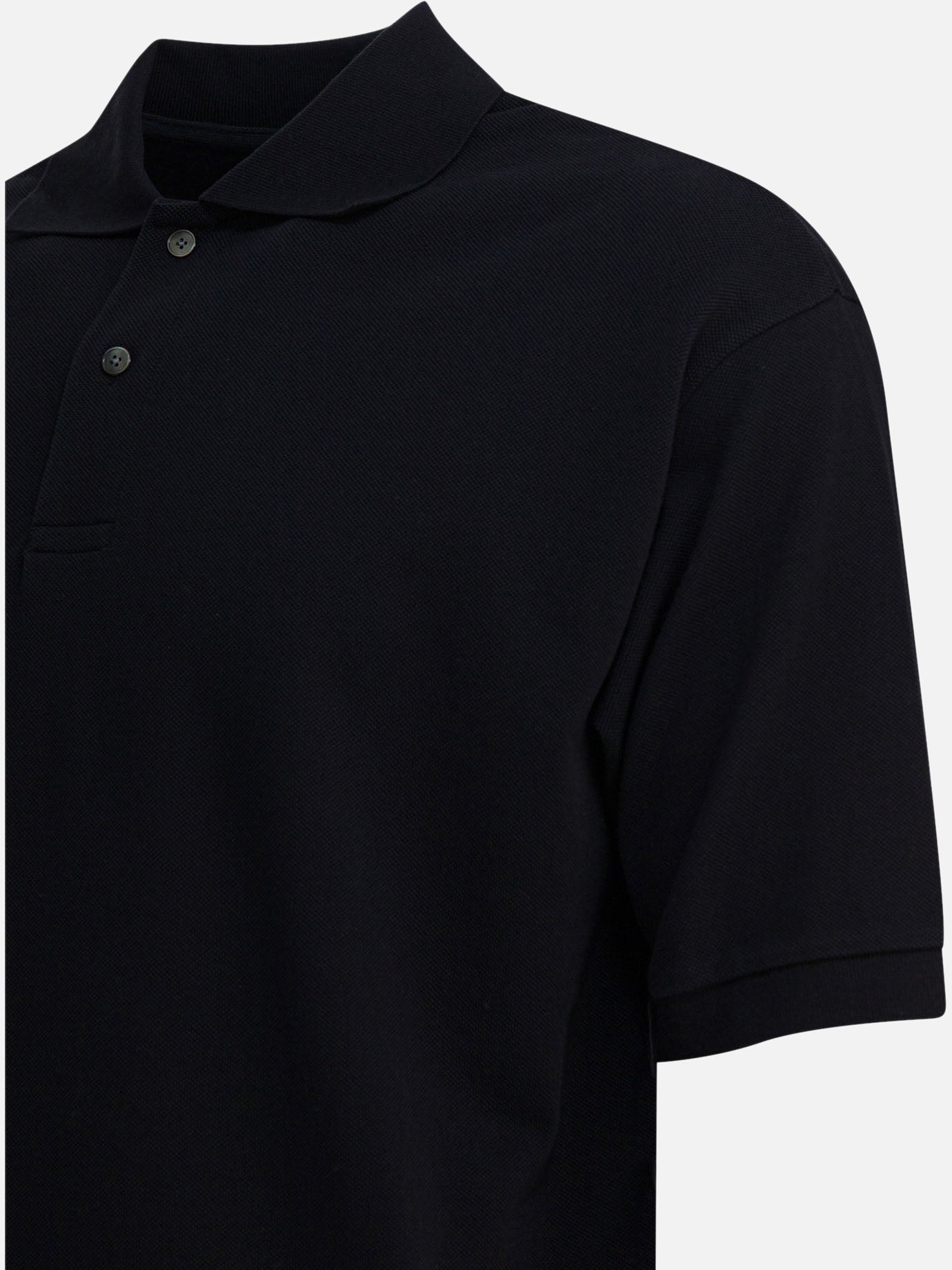 Polo shirts with buttons Solid colour  Blue - Auralee Men | PDP | VIETTI Online Store | thumbnail_4