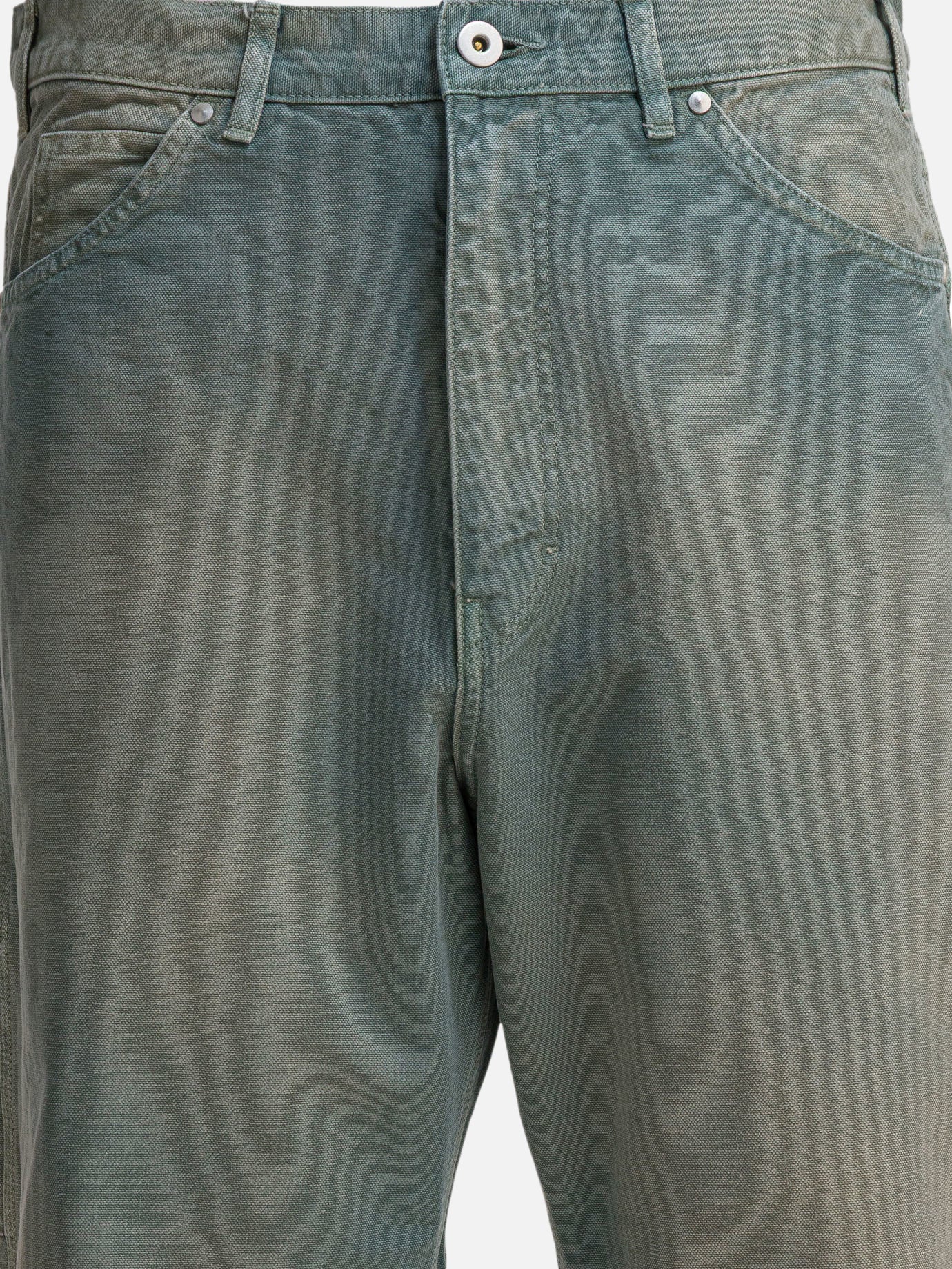 Work pants Solid colour  Green - Auralee Men | PDP | VIETTI Online Store | Zoom-Modal_3
