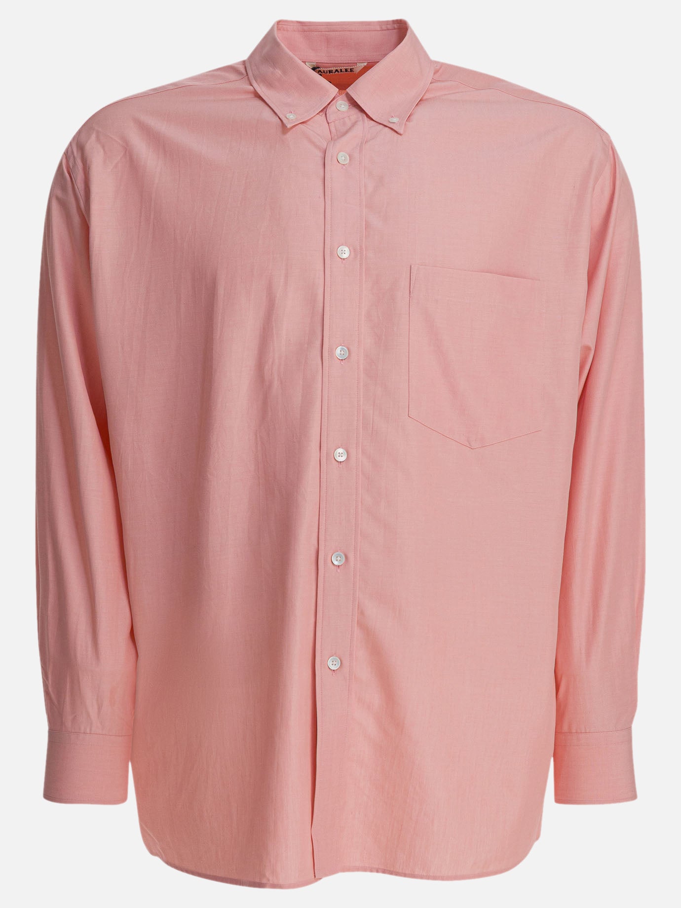 Casual shirts Solid colour  Pink - Auralee Men | PDP | VIETTI Online Store | thumbnail
