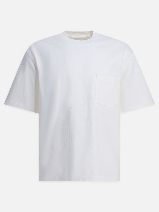 Crewneck t-shirts Solid colour  White - Auralee Men | PDP | VIETTI Online Store 
