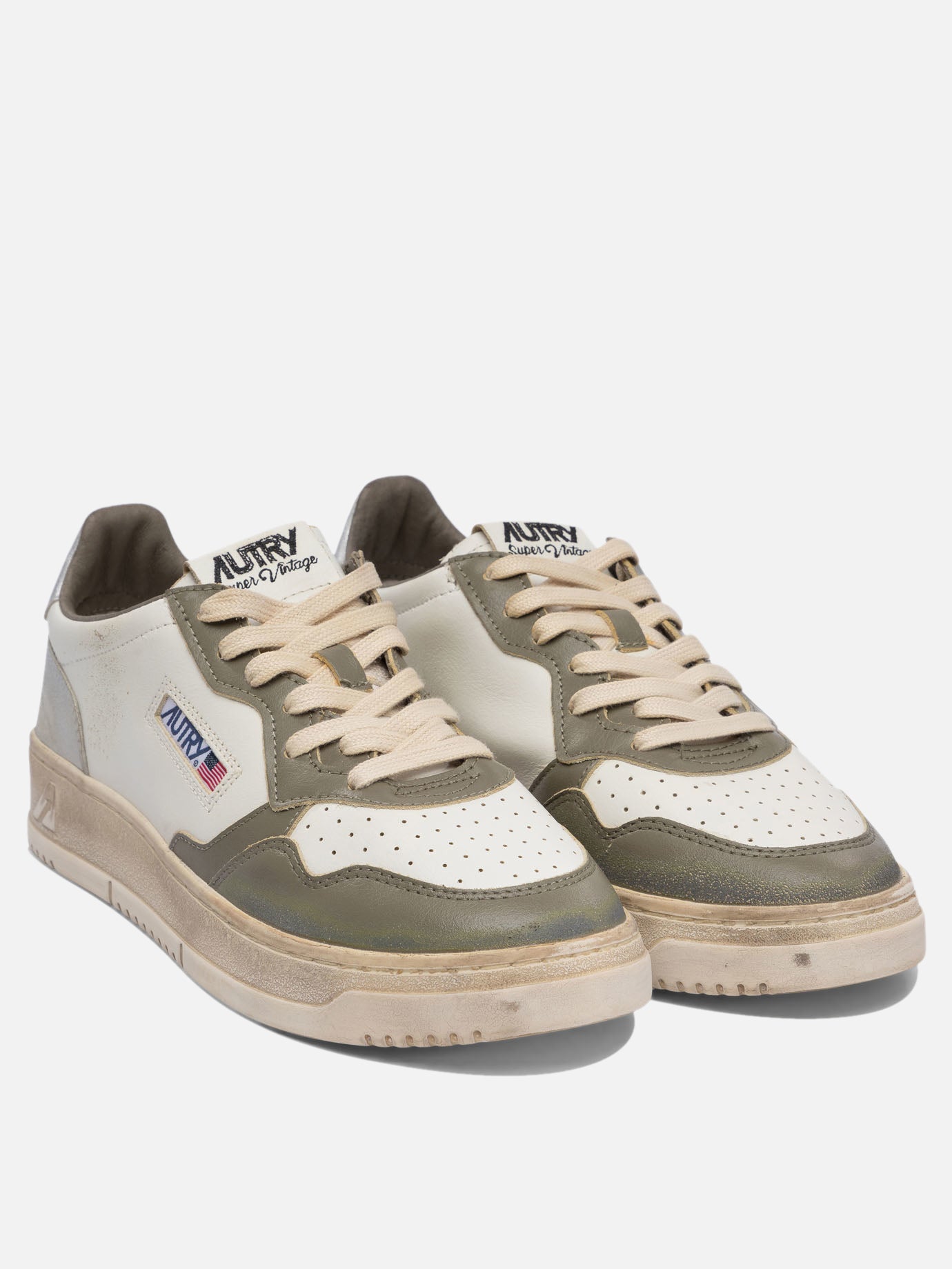 Autry &quot;Medalist Low Super Vintage&quot; Sneakers 12925776_39 Green thumbnail_2