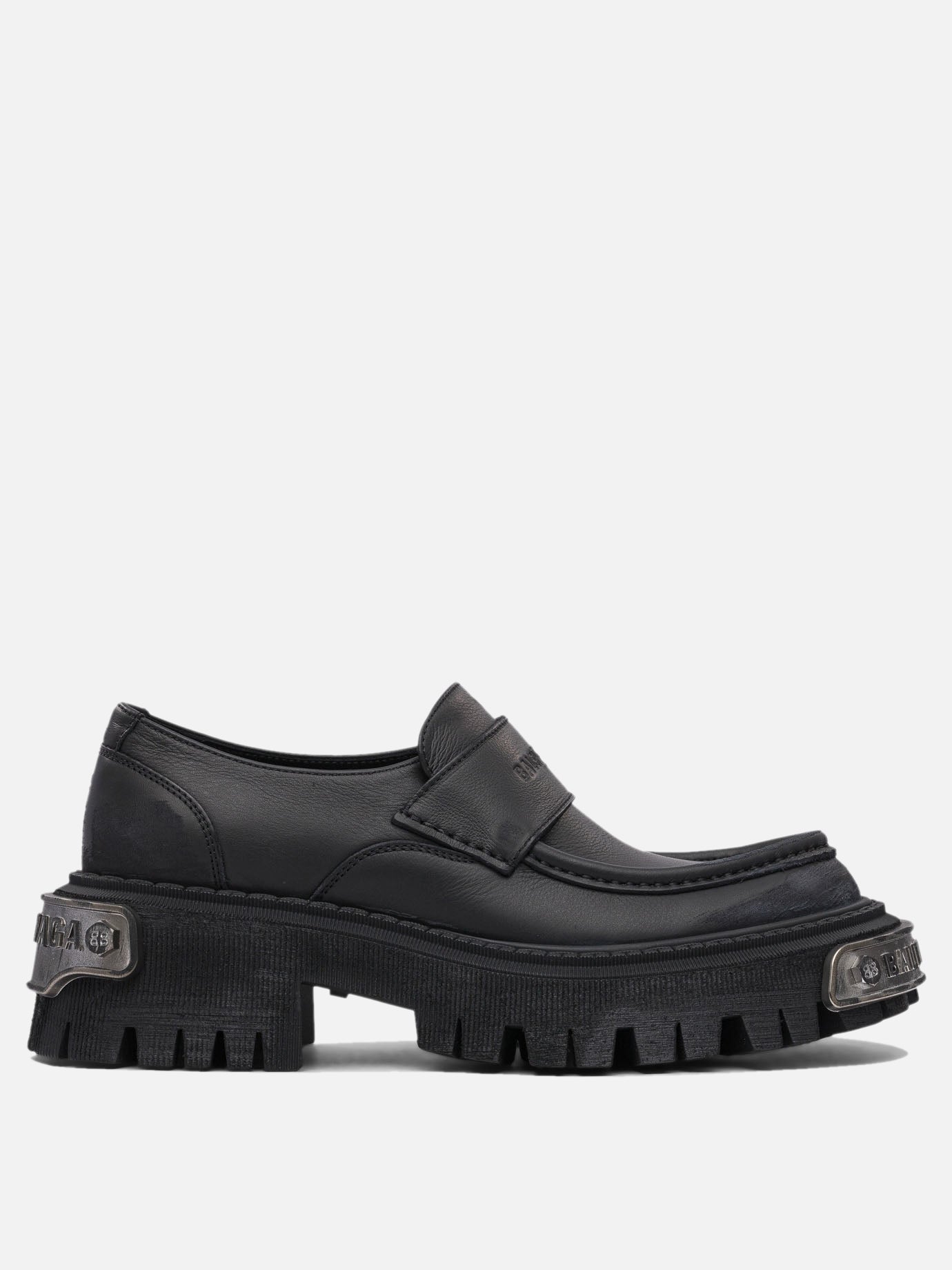 Loafers 100% calf leather - 100% rubber  Black - Balenciaga Women | PDP | VIETTI Online Store | thumbnail