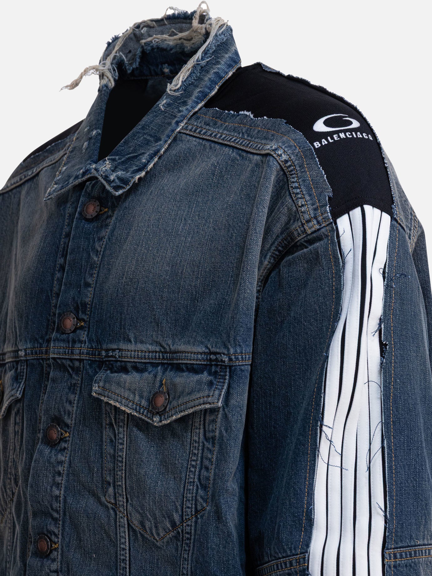 Denim jackets Denim  Blue - Balenciaga Men | PDP | VIETTI Online Store | thumbnail_4