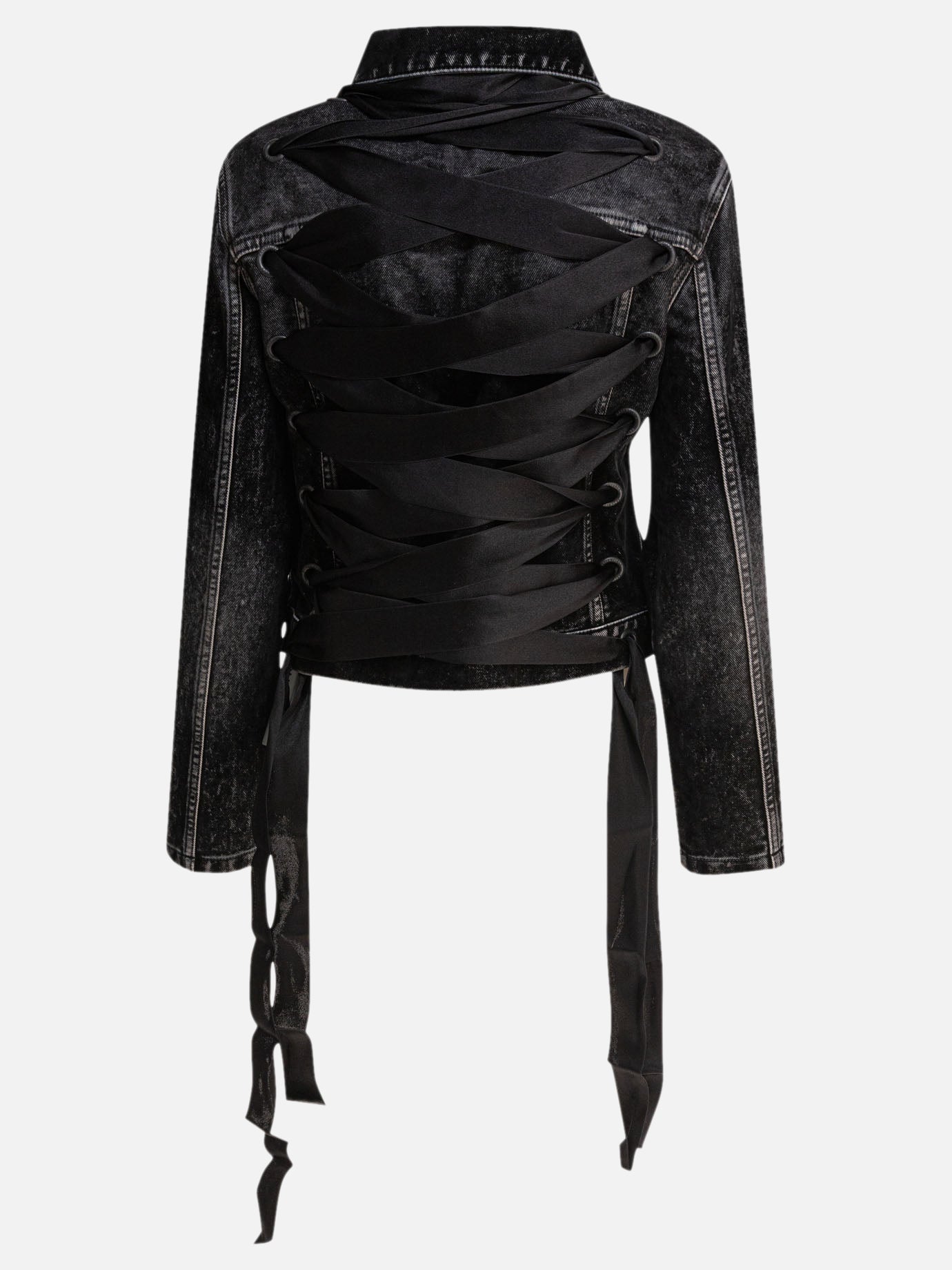 Denim jackets Denim  Black - Balenciaga Women | PDP | VIETTI Online Store | Zoom-Modal_2
