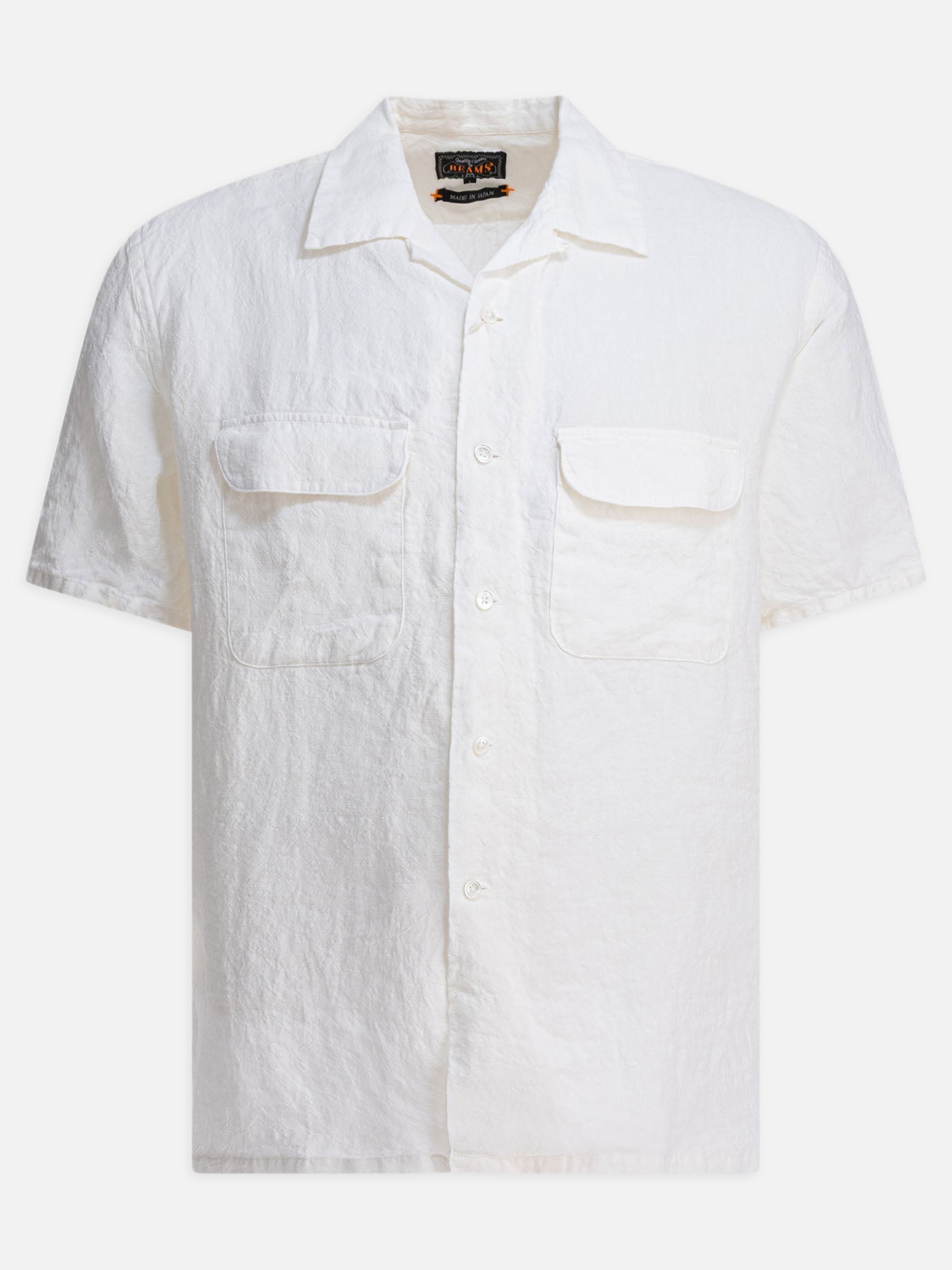 Casual shirts Solid colour  White - Beams Plus Men | PDP | VIETTI Online Store | thumbnail