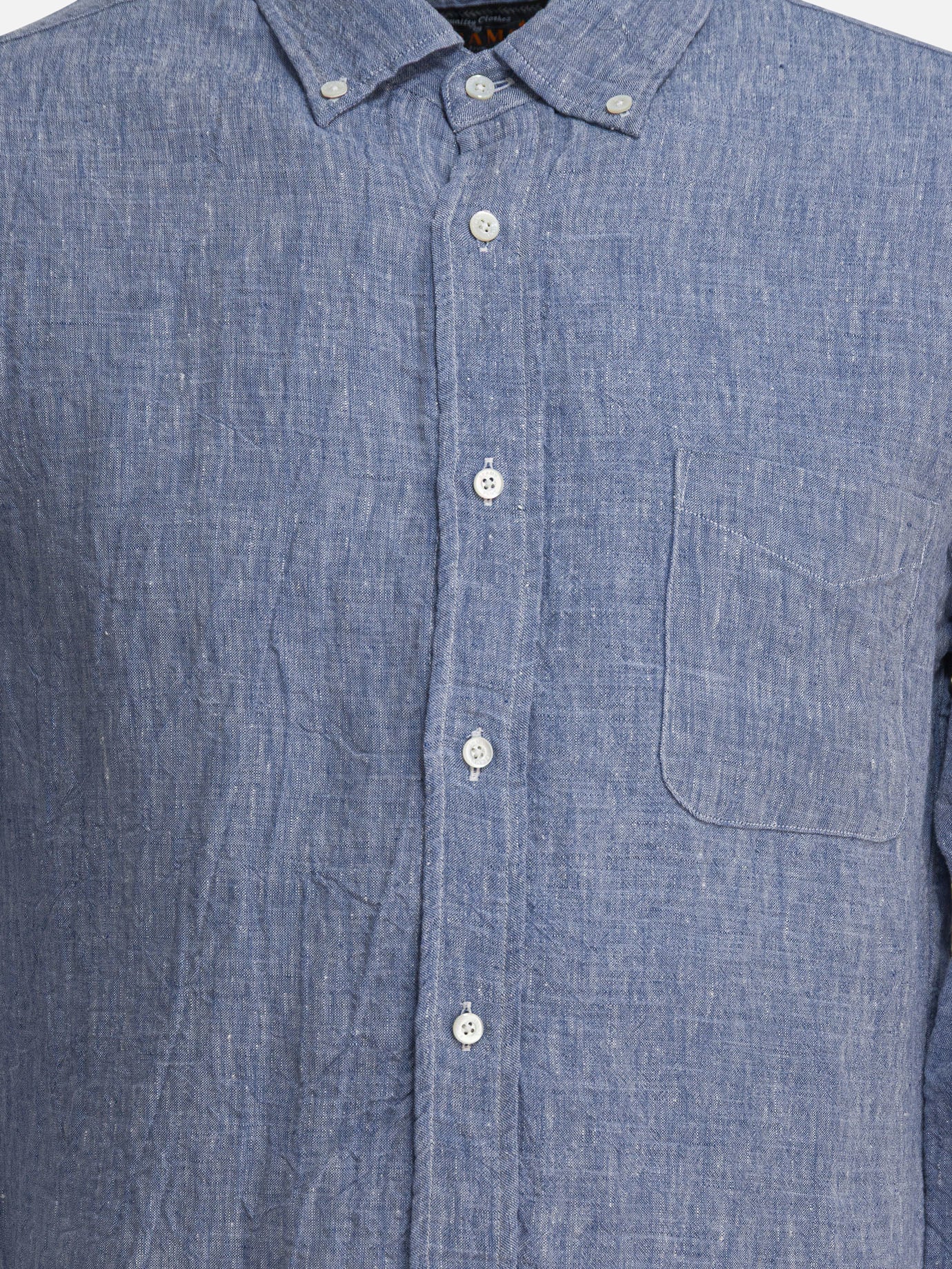 Casual shirts Solid colour  Blue - Beams Plus Men | PDP | VIETTI Online Store | thumbnail_3