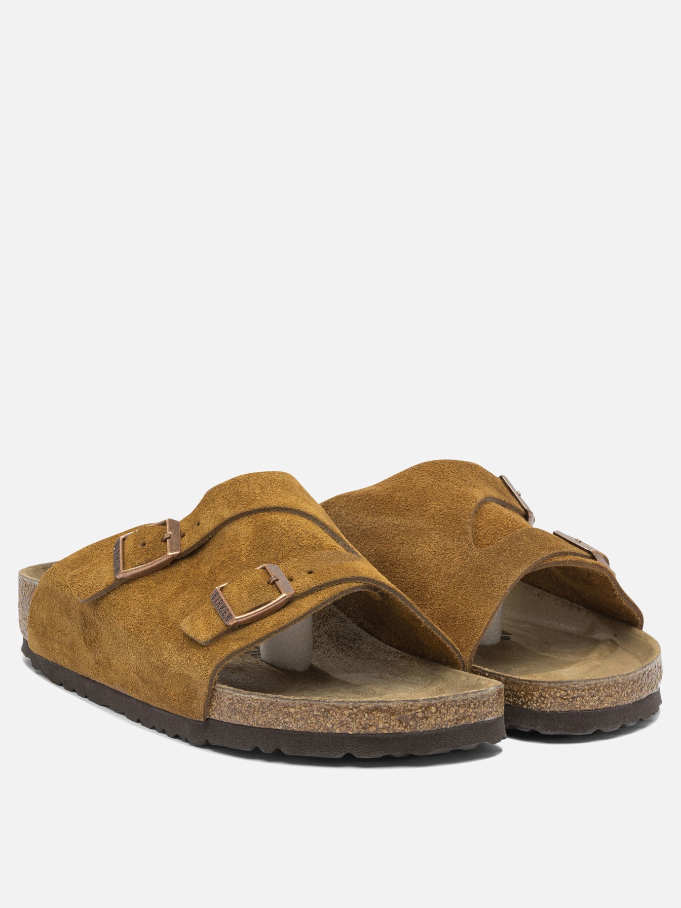 Slides 100% suede - 100% EVA  Brown - Birkenstock Men | PDP | VIETTI Online Store | Zoom-Modal_2
