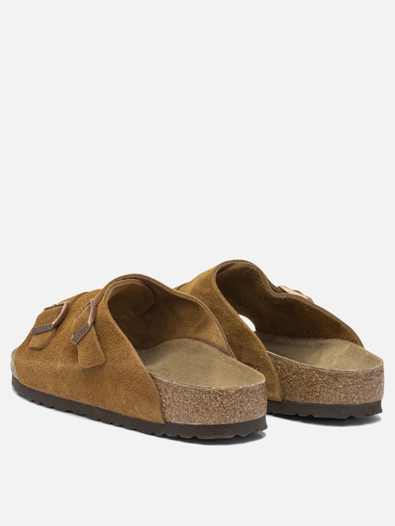 Slides 100% suede - 100% EVA  Brown - Birkenstock Men | PDP | VIETTI Online Store | thumbnail_4