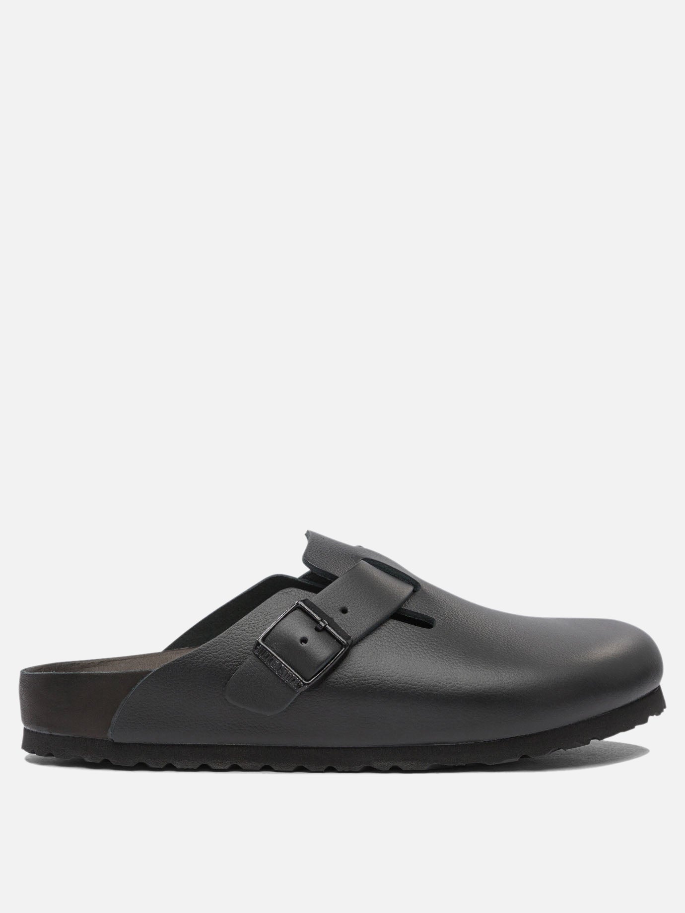 Slides 100% leather - 100% eva  Black - Birkenstock Men | PDP | VIETTI Online Store | thumbnail