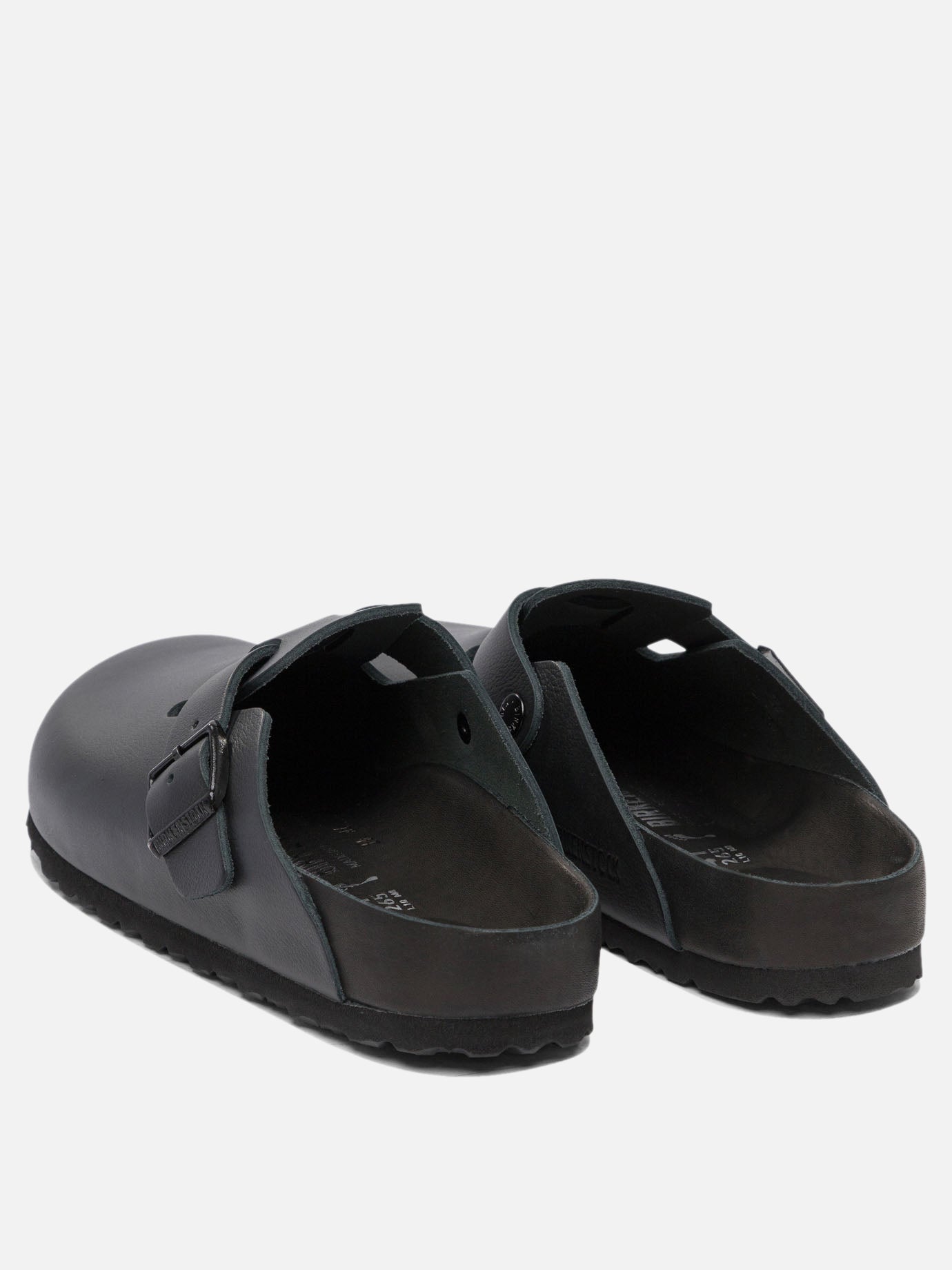 Slides 100% leather - 100% eva  Black - Birkenstock Men | PDP | VIETTI Online Store | thumbnail_4
