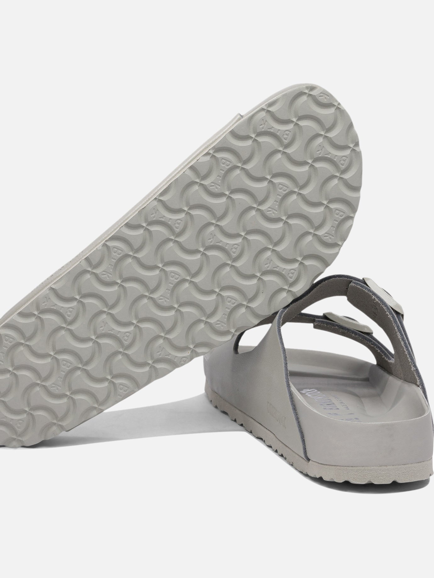 Slides 100% leather - 100% eva  Grey - Birkenstock Men | PDP | VIETTI Online Store | thumbnail_5