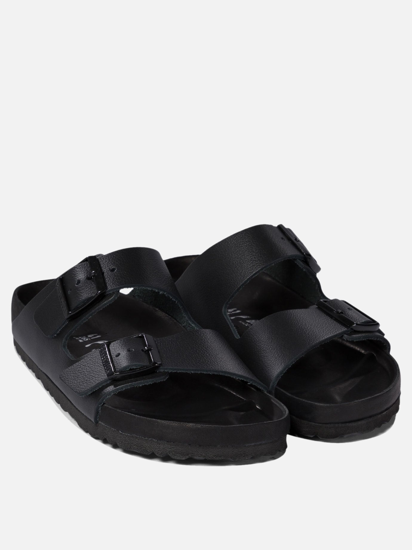Slides 100% leather - 100% eva  Black - Birkenstock Men | PDP | VIETTI Online Store | thumbnail_2