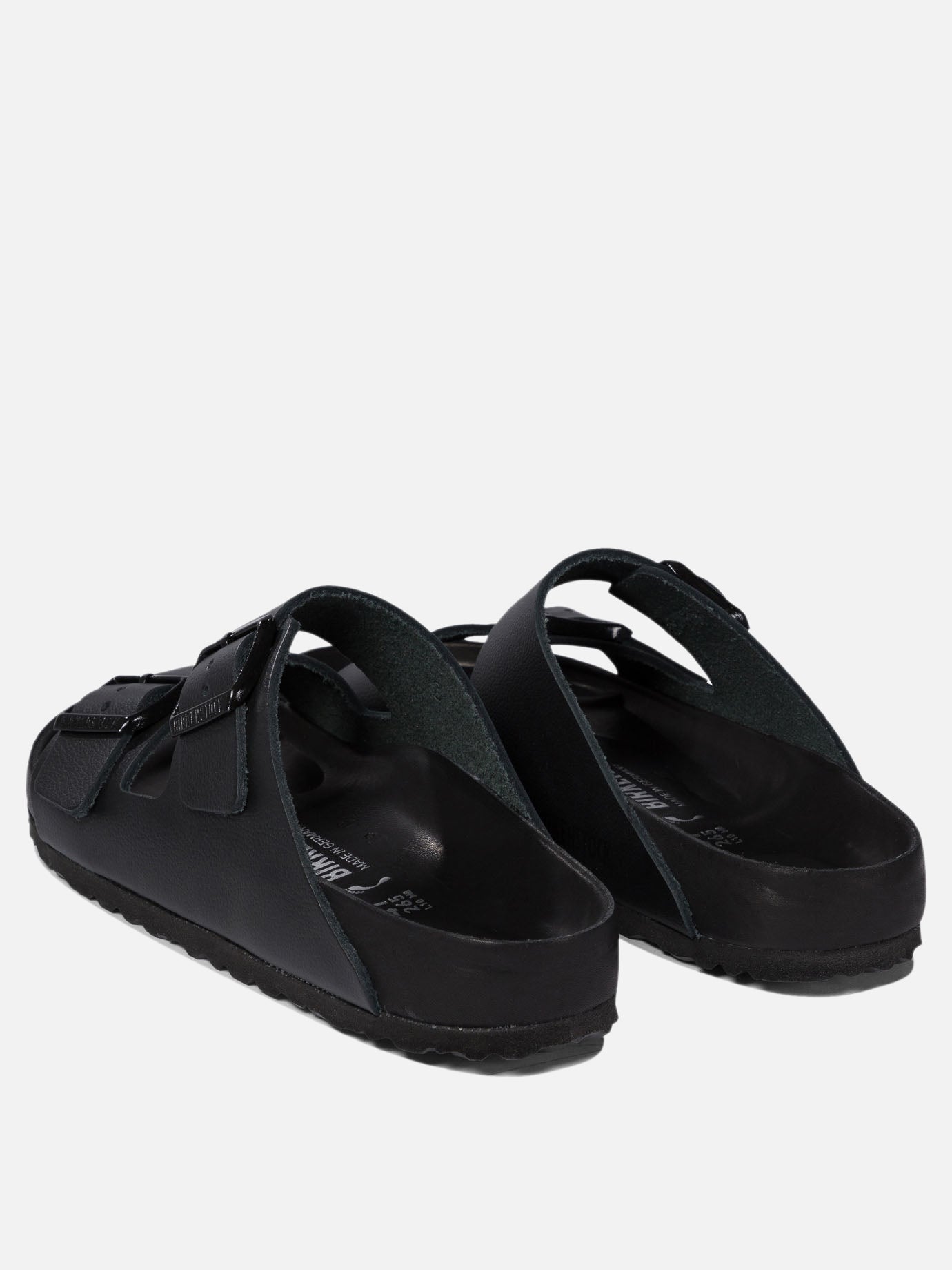 Slides 100% leather - 100% eva  Black - Birkenstock Men | PDP | VIETTI Online Store | thumbnail_4