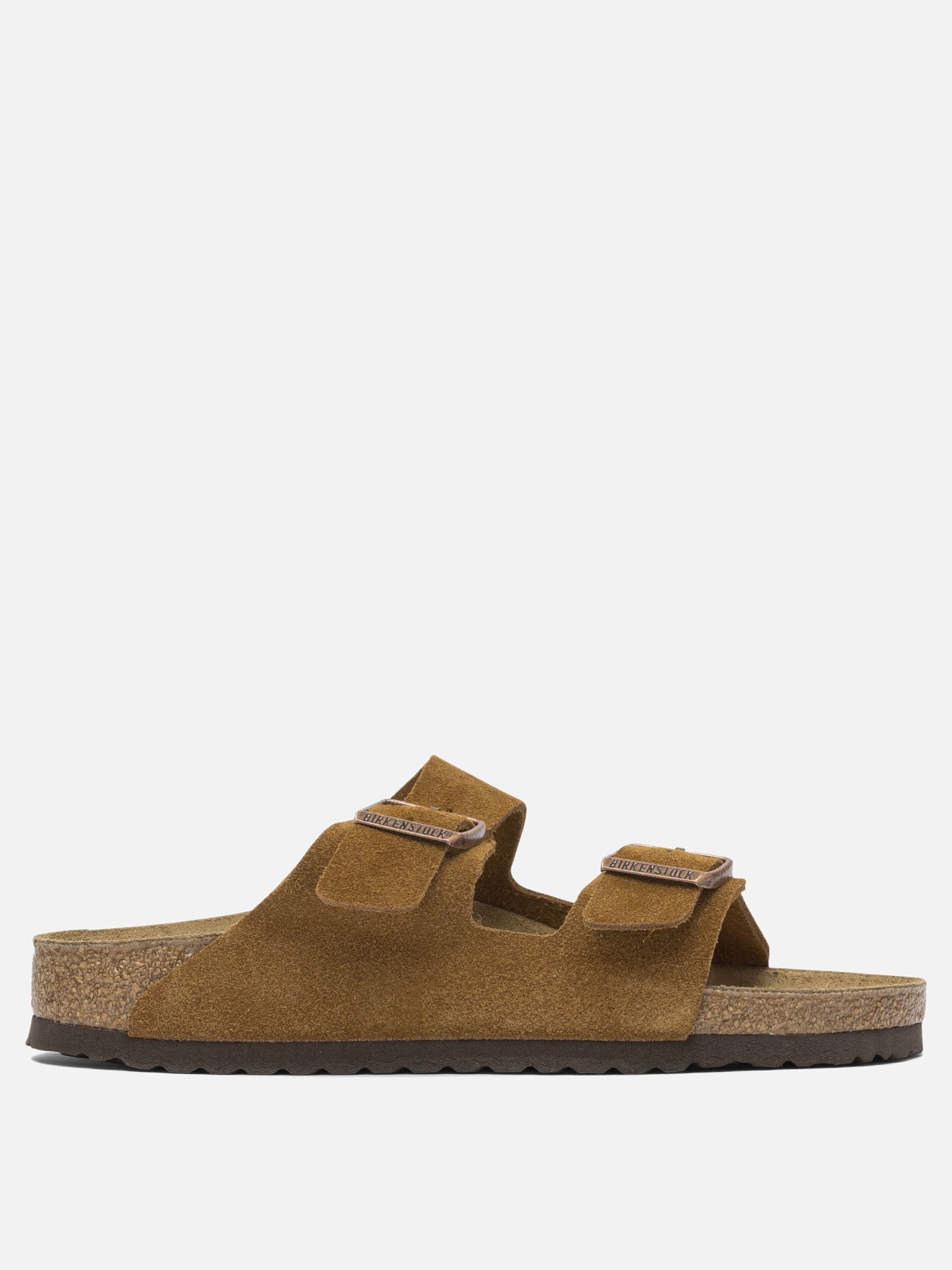 Casual sandals 100% suede - 100% EVA  Brown - Birkenstock Men | PDP | VIETTI Online Store | thumbnail