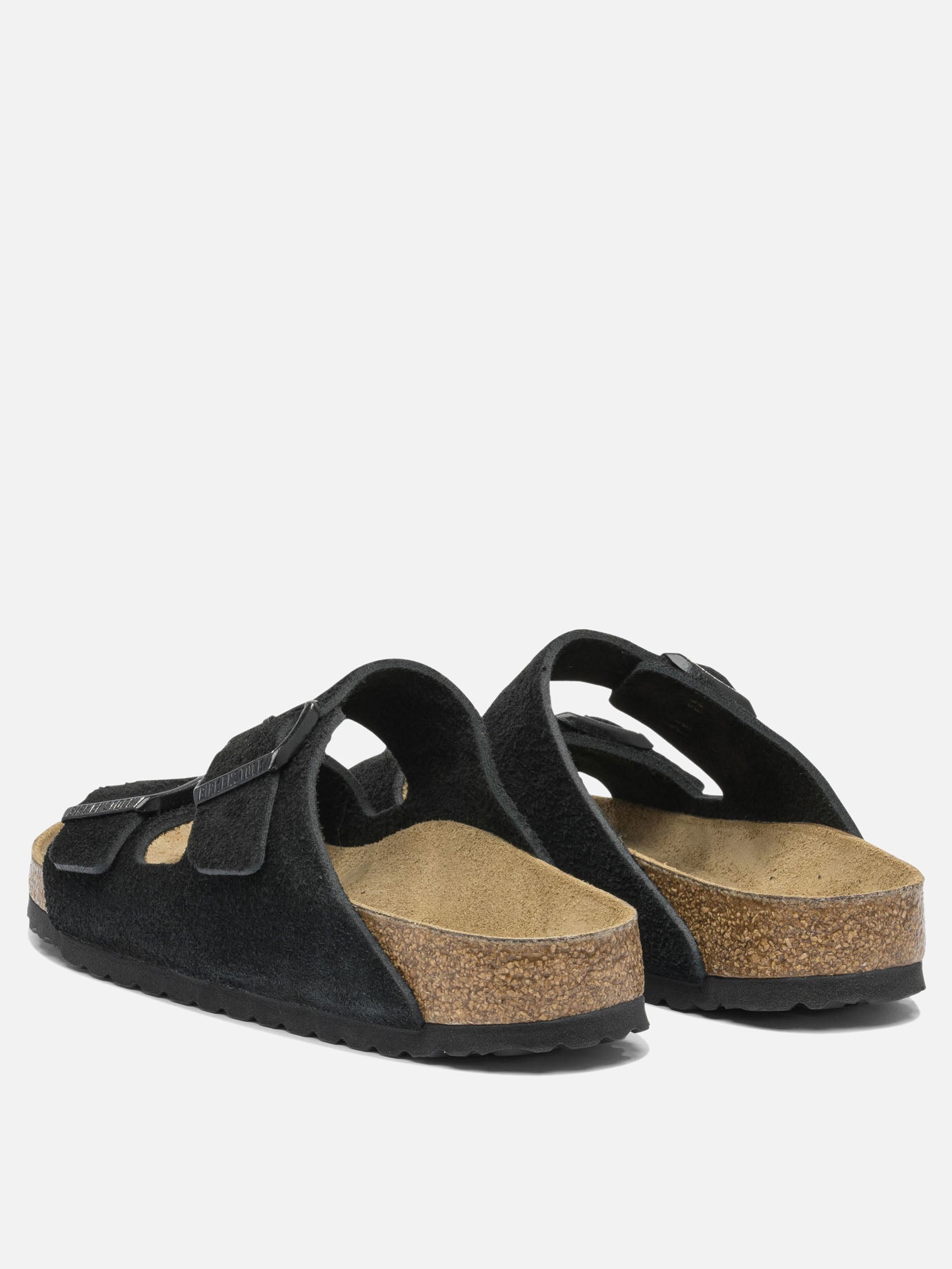 Slides 100% suede - 100% EVA  Black - Birkenstock Men | PDP | VIETTI Online Store | thumbnail_4