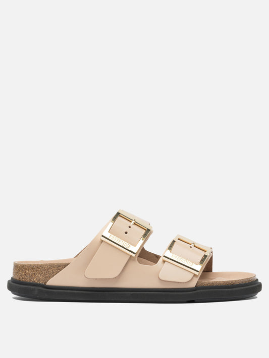Flat sandals 100% leather - 100% eva  Beige - Birkenstock Women | PLP | VIETTI Online Store 
