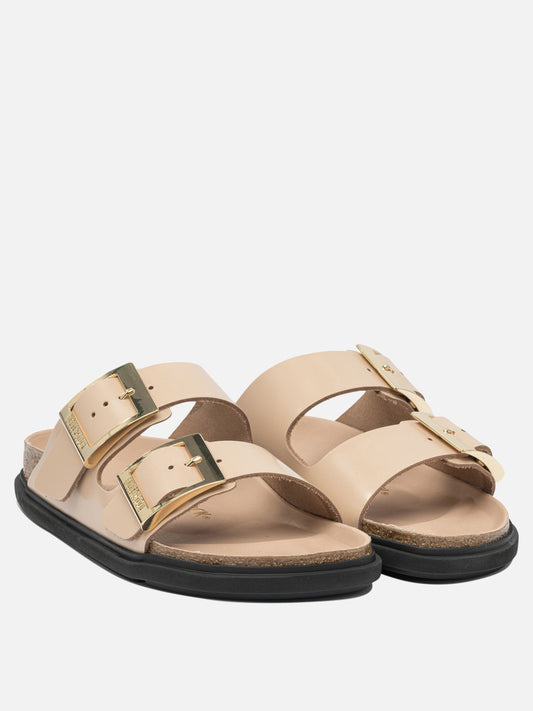 Flat sandals 100% leather - 100% eva  Beige - Birkenstock Women | PLP | VIETTI Online Store | 2
