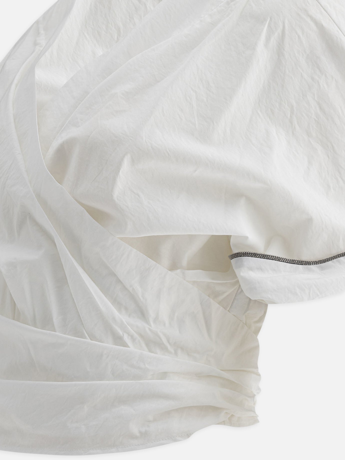 Crop tops Solid colour  White - Brunello Cucinelli Women | PDP | VIETTI Online Store | thumbnail_4