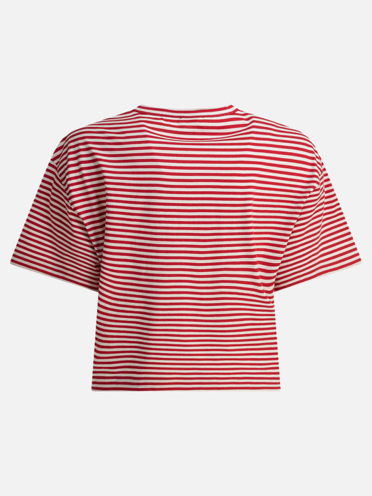 Crewneck t-shirts Striped  Red - Brunello Cucinelli Women | PLP | VIETTI Online Store | 2
