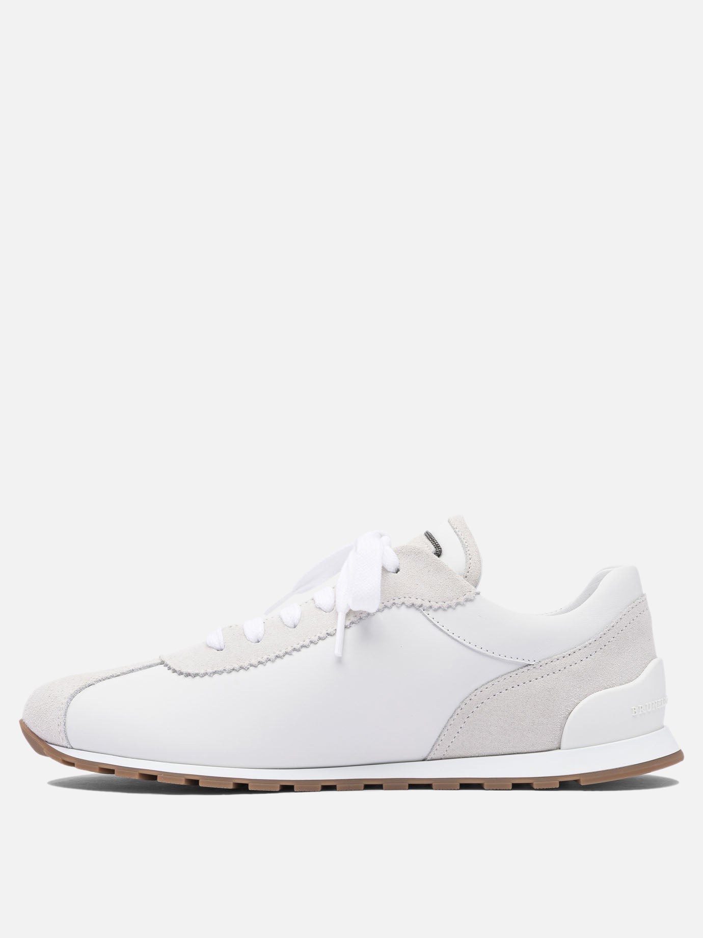 Low top sneakers 100% leather - 100% rubber  White - Brunello Cucinelli Women | PDP | VIETTI Online Store | Zoom-Modal_3
