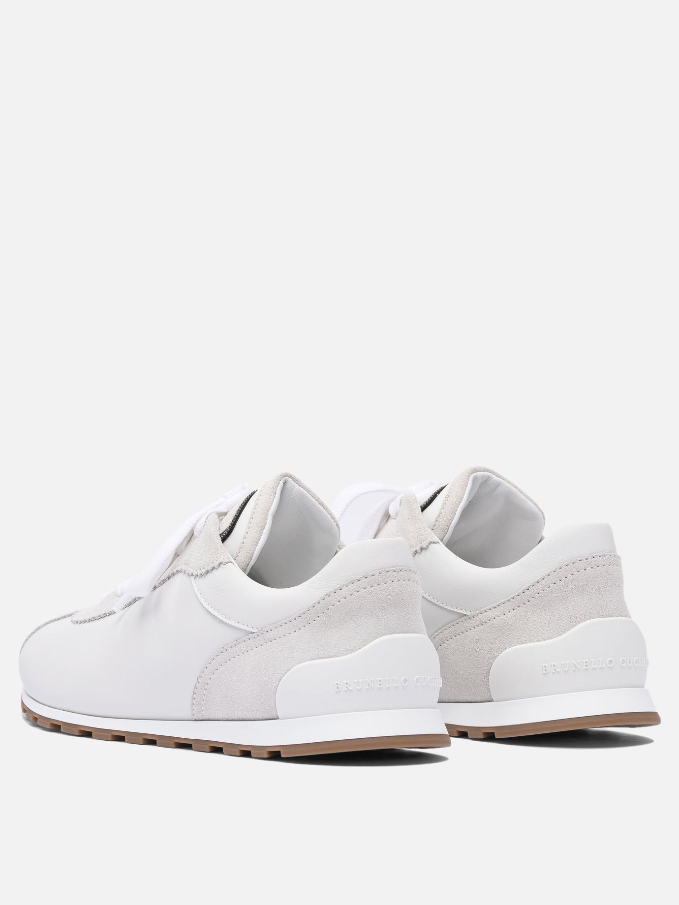 Low top sneakers 100% leather - 100% rubber  White - Brunello Cucinelli Women | PDP | VIETTI Online Store | Zoom-Modal_4
