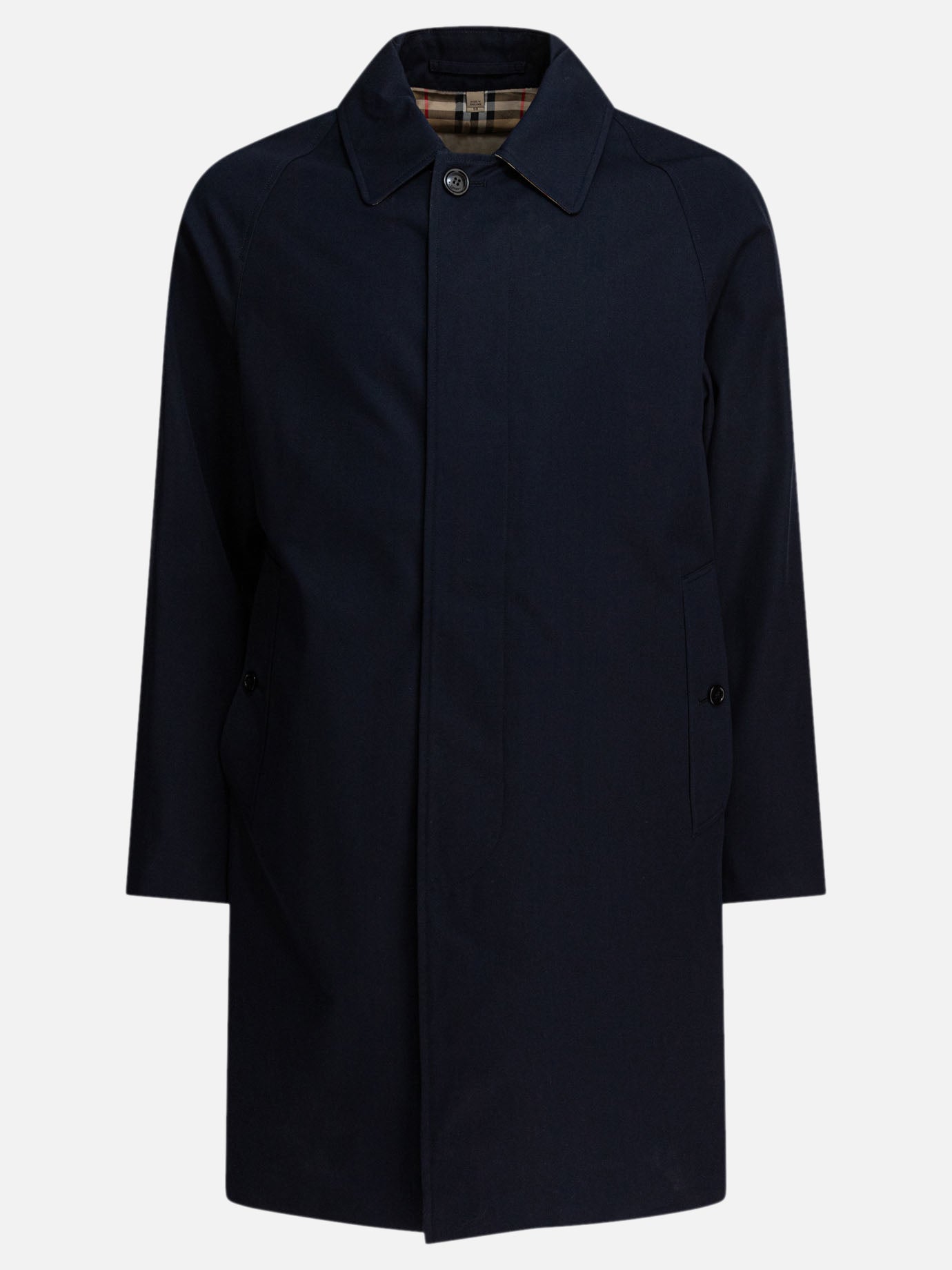 Burberry &quot;Car Coat Heritage Camden&quot; coat 12858173_50 Blue thumbnail_1