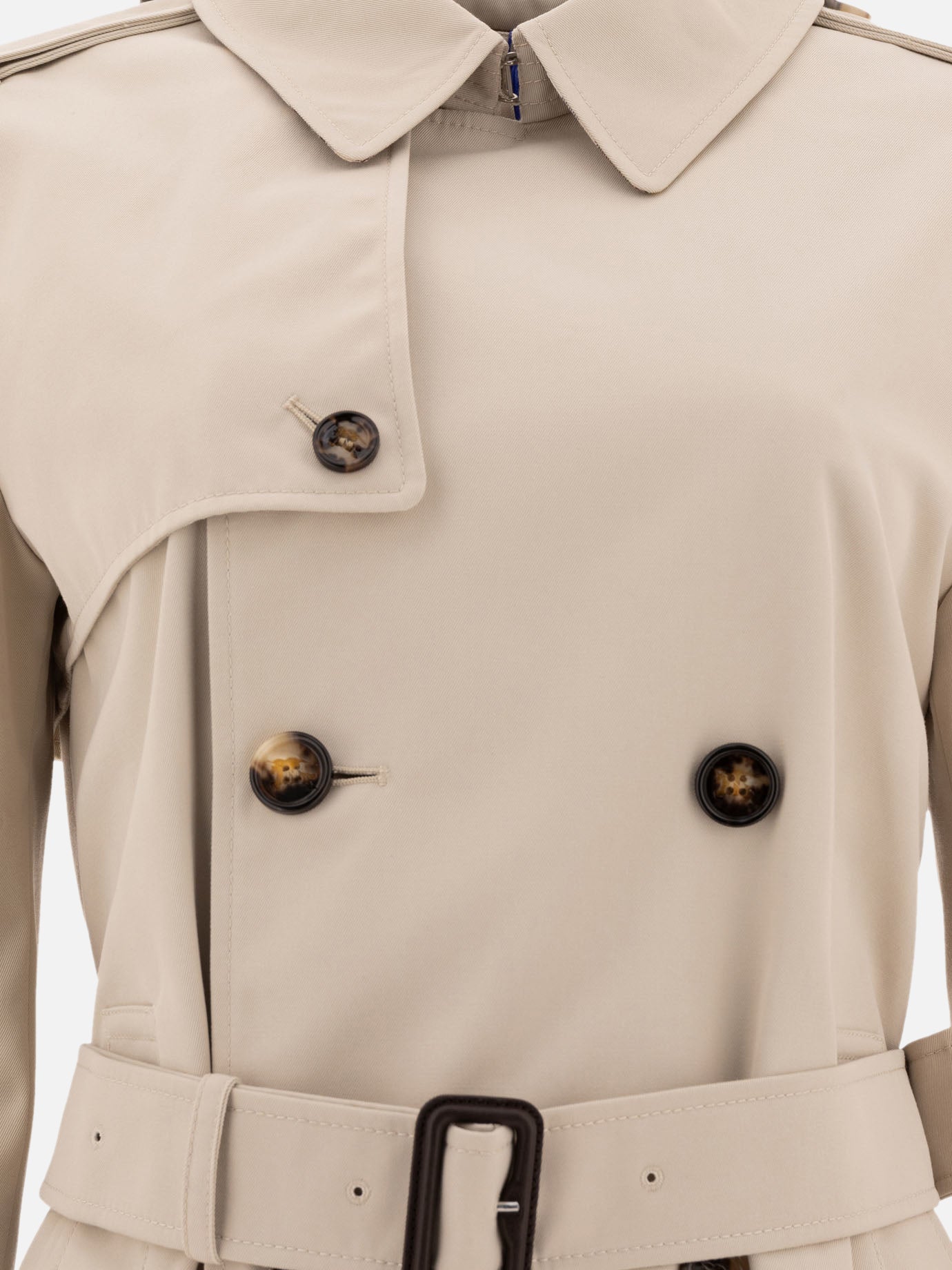 Raincoats & Trench coats Solid colour  Brown - Burberry Women | PDP | VIETTI Online Store | thumbnail_3