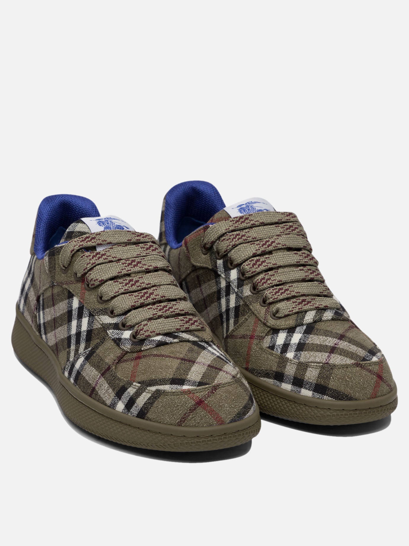 Burberry &quot;Terrace Check&quot; Sneakers 13333978_42 Green thumbnail_2