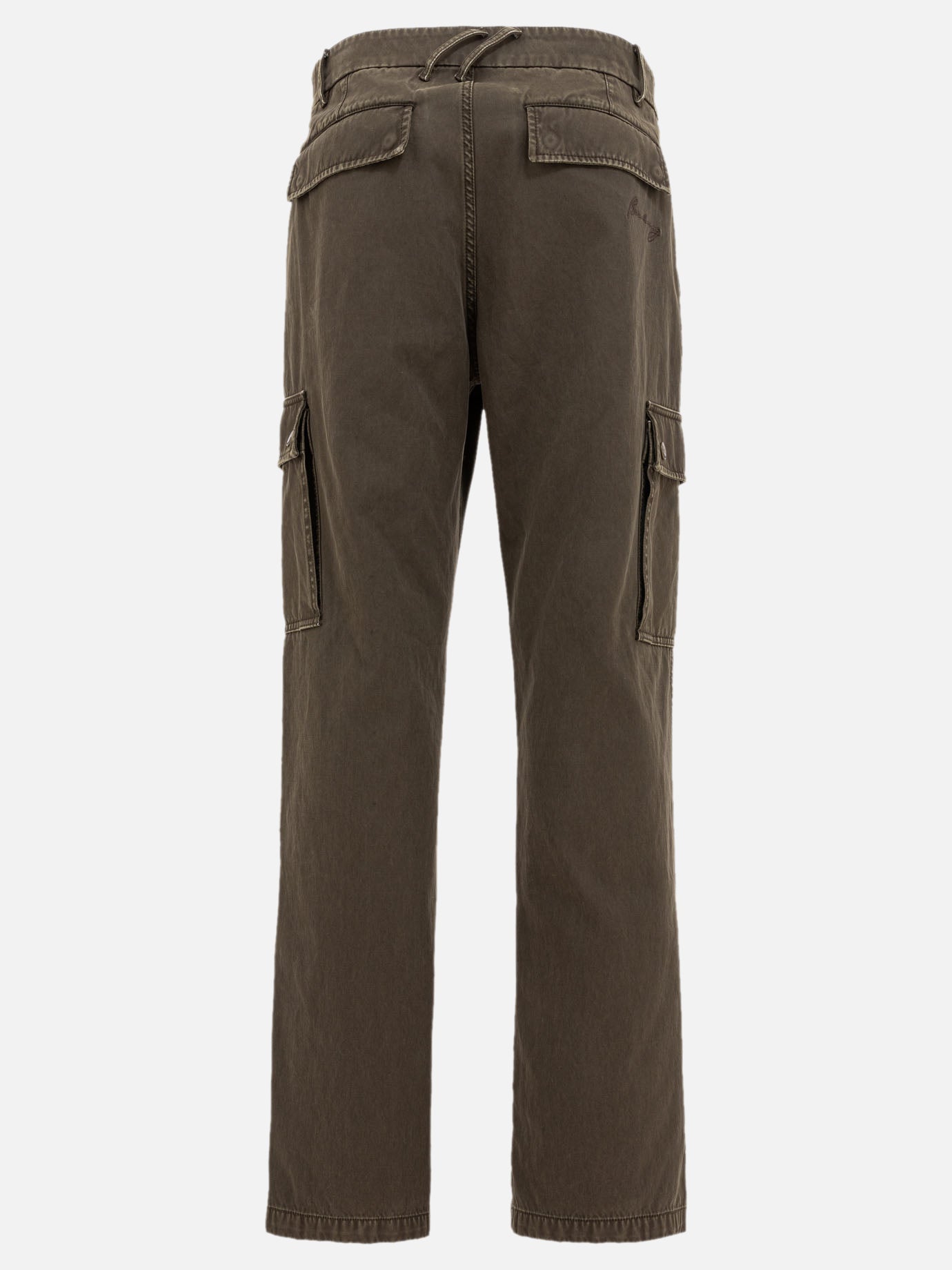 Cargo & parachute trousers Solid colour  Brown - Burberry Men | PDP | VIETTI Online Store | thumbnail_2