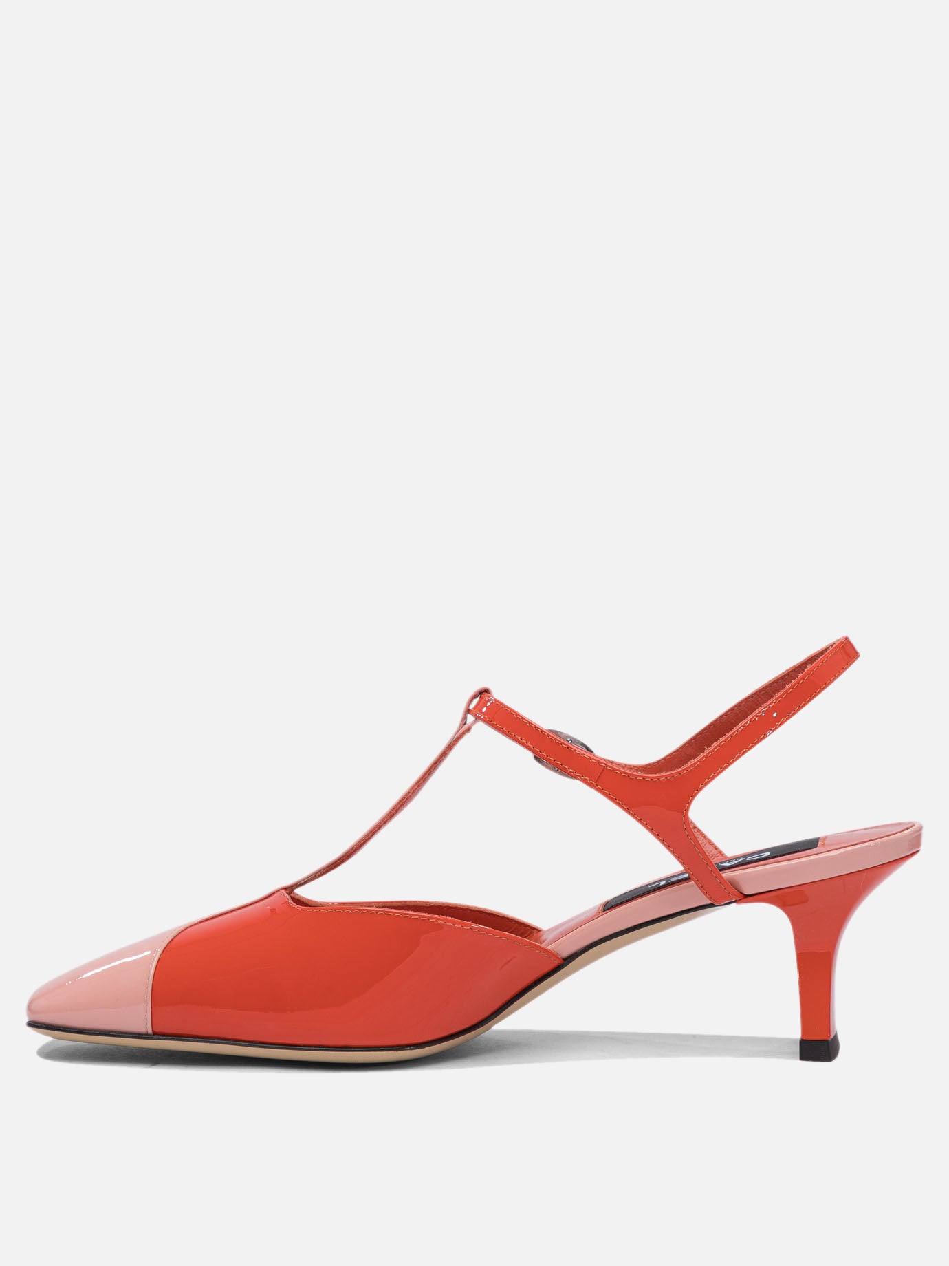 Heeled sandals 100% calf leather - 100% calf  Red - Carel Women | PDP | VIETTI Online Store | Zoom-Modal_3
