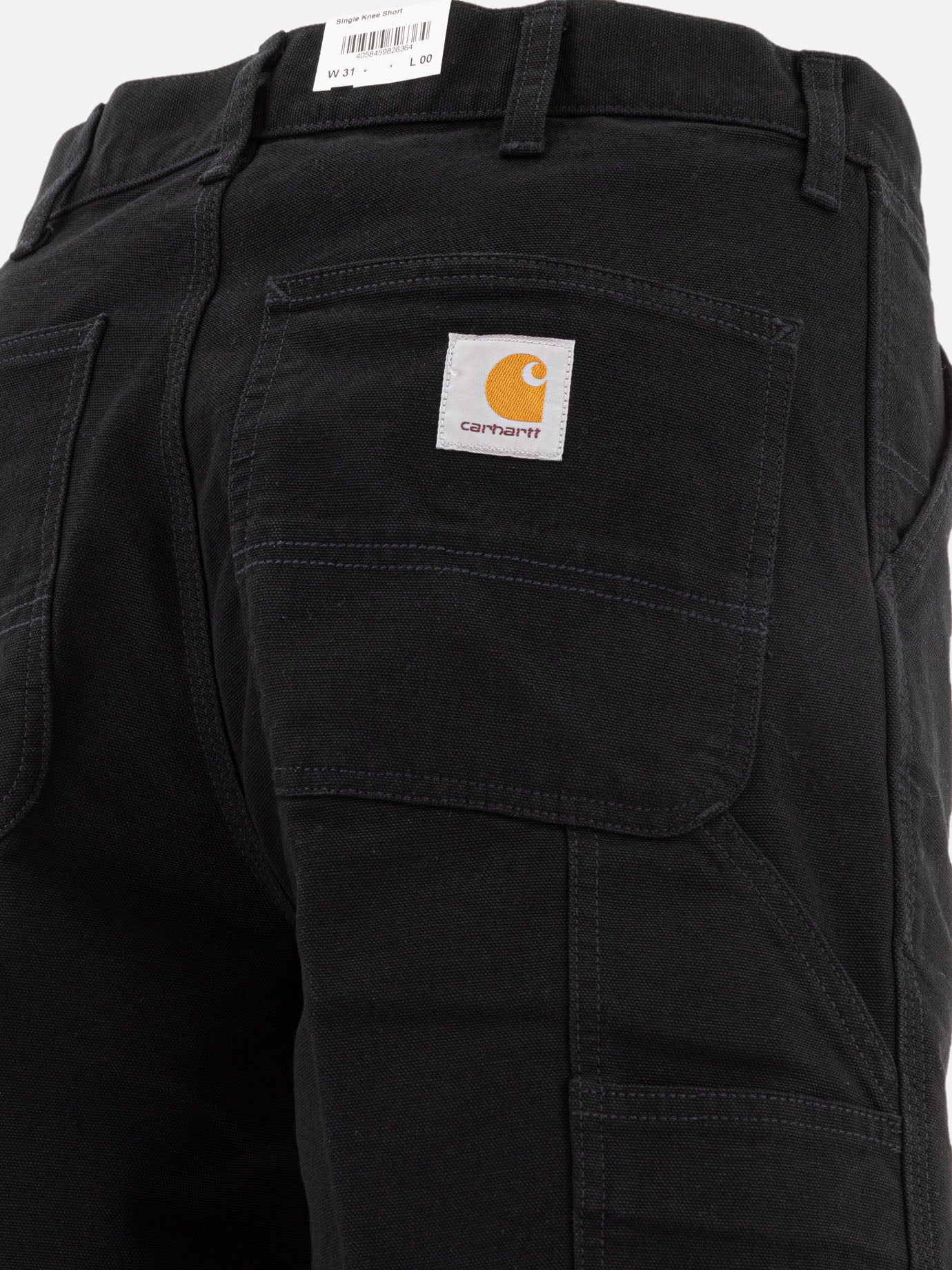 Utility shorts Solid colour  Black - Carhartt WIP Men | PDP | VIETTI Online Store | thumbnail_4