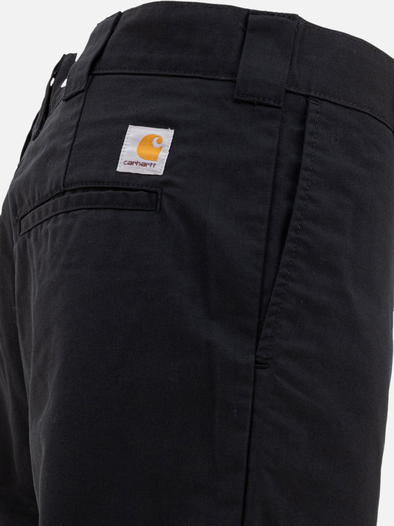 Leisure trousers Solid colour  Black - Carhartt WIP Men | PDP | VIETTI Online Store | thumbnail_4