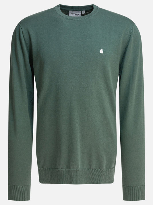 Crewneck sweaters Logo  Green - Carhartt WIP Men | PLP | VIETTI Online Store 
