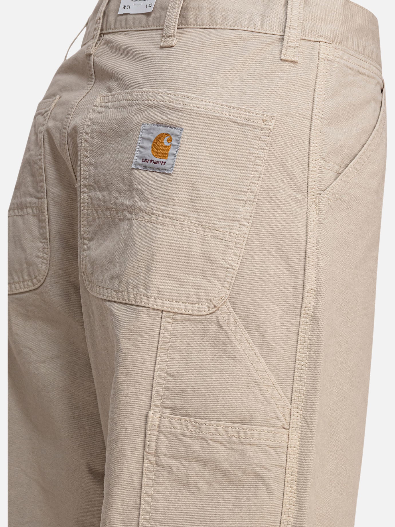 Work pants Solid colour  Beige - Carhartt WIP Men | PDP | VIETTI Online Store | thumbnail_4