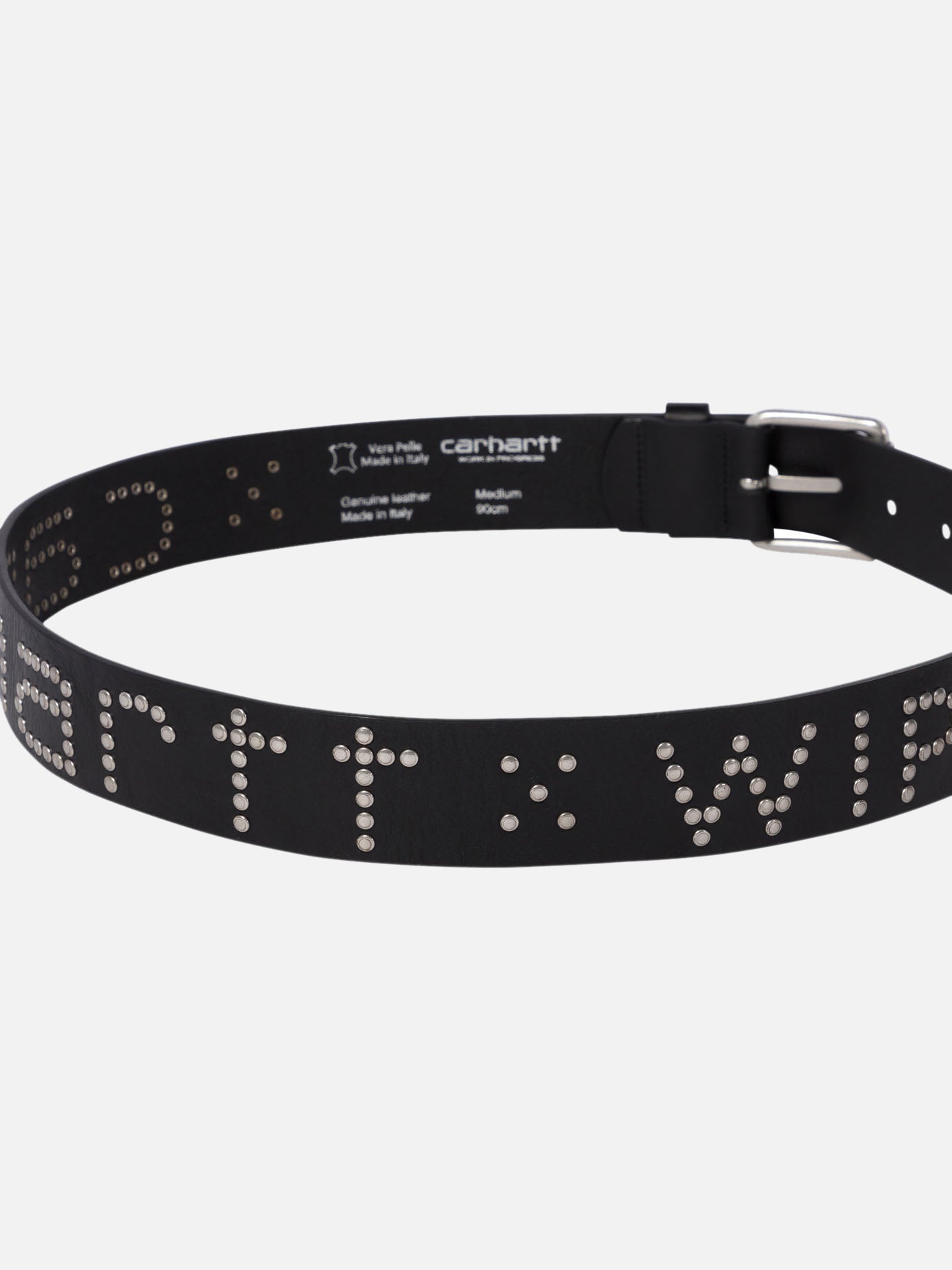 Leather belts 100% cotton  Black - Carhartt WIP Men | PDP | VIETTI Online Store | Zoom-Modal_2

